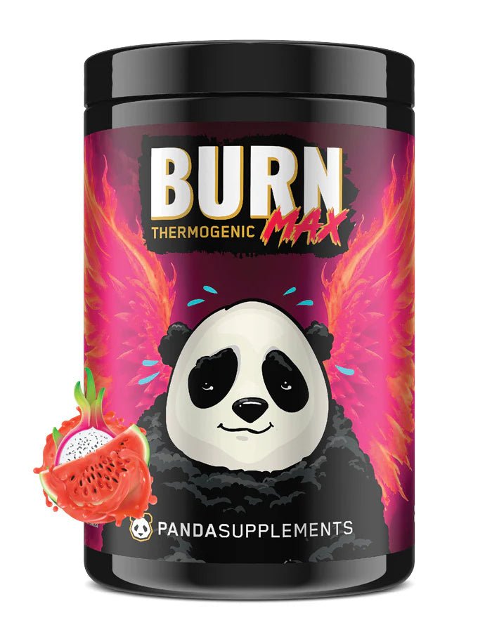 Panda Supplements Burn MAX Thermogenic Fat Burner - Boost Metabolism & Energy for Weight Loss - Perfect for Pre-Workout & Fitness Routines
