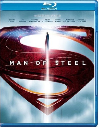Man of Steel (Blu-ray) by Warner Bros. | Superman Movie | Action & Adventure Film | Perfect for Movie Nights & Superhero Fans