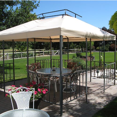Victorian Gazebo Replacement Canopy Top Cover - Durable Weather-Resistant Outdoor Shade Cover for Patio, Garden & Backyard Relaxation