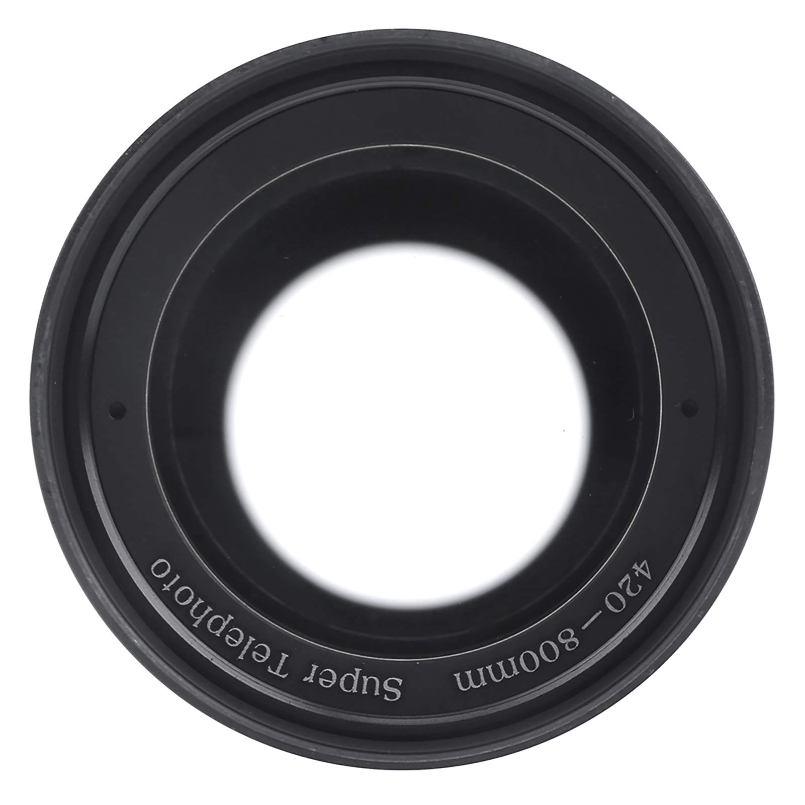 420-800mm F8.3-16 Manual Focus Zoom Telephoto Lens for Canon EF-S Mount DSLR Cameras - Black (36x11x11cm) - Perfect for Wildlife Photography, Sports Events and Long-Distance Shooting