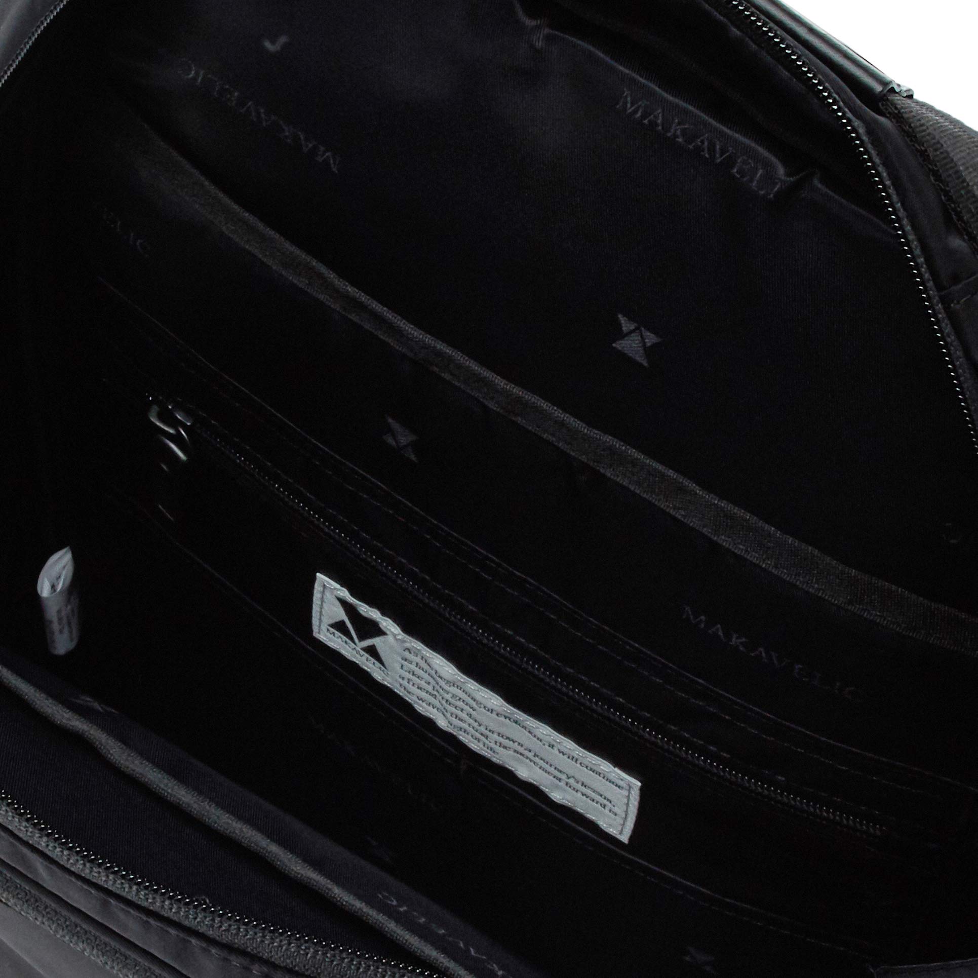 Machiavellik 3120-10102 WISDOM 13-Inch Laptop Backpack - Water-Resistant College School Backpack with USB Charging Port, Black - Perfect for Work, Travel & Daily Commute