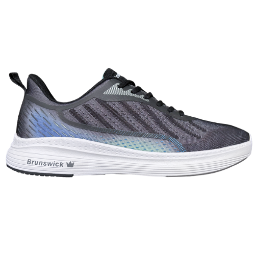 Brunswick Men's Prism Black Bowling Shoes - Lightweight & Comfortable for League Play & Tournaments - Perfect for Serious Bowlers & Casual Players