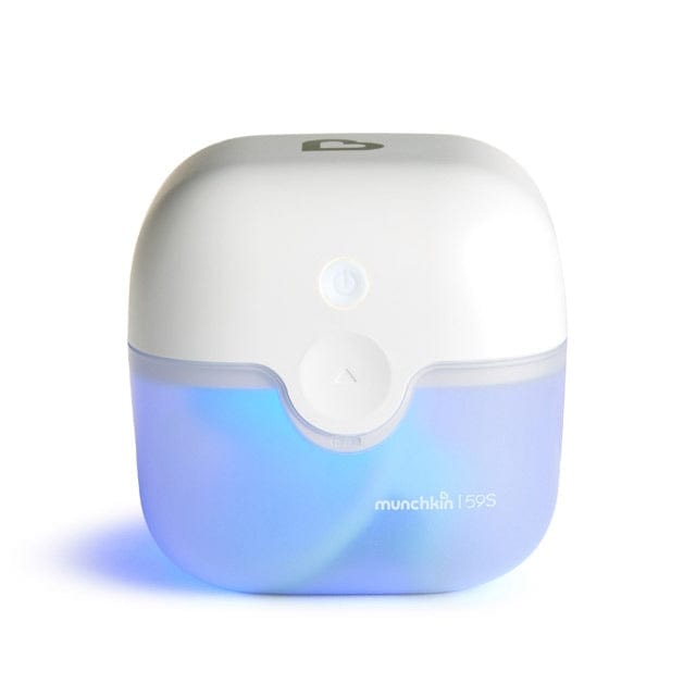 Munchkin Mini UV Sterilizer for Baby Bottles, Pacifiers & Toys - Portable Sanitizer for Travel & Home Use - Kills 99.9% of Germs & Bacteria