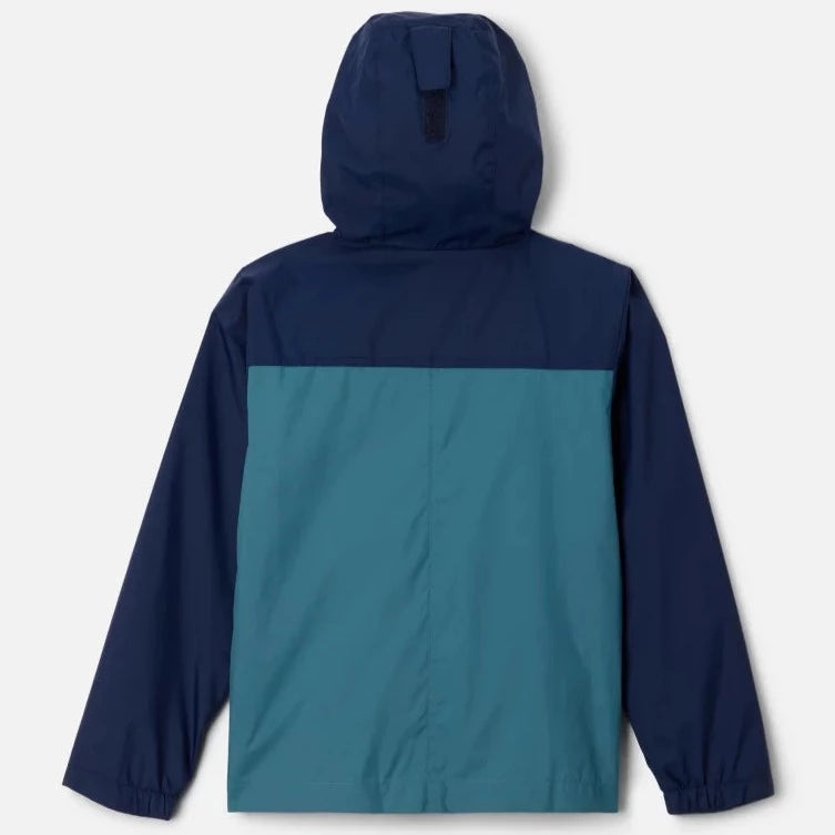 Columbia Men's Collegiate Navy/Cloudburst Rain Zilla Jacket - Waterproof Raincoat for Hiking, Camping & Outdoor Adventures