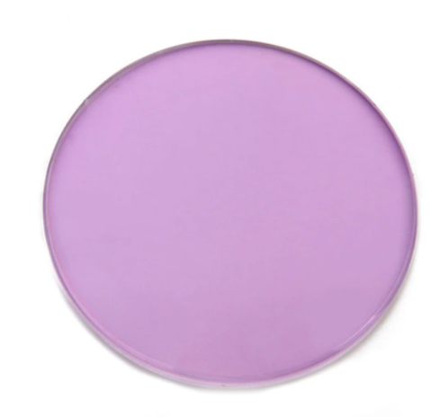 BCLEAR 1.56 Index Aspheric Photochromic Blue Light Blocking Anti-Glare Myopia Lenses (Purple) - Perfect for Computer Work, Reading & Outdoor Activities