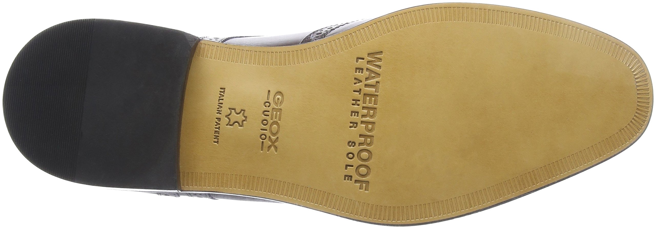 Geox Men's Brogue Shoes - Classic Leather Oxford Dress Shoes for Business & Formal Occasions | Comfortable & Stylish Footwear for Work, Weddings & Office Events