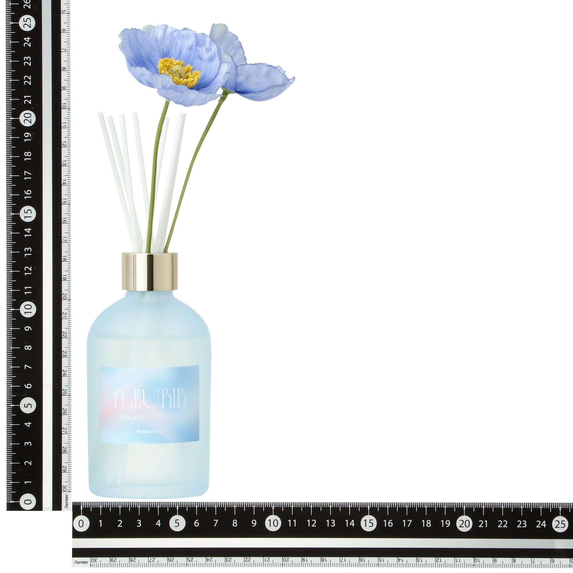 Fleurir Fragrance Diffuser - Blue | Refreshing Citrus & Floral Scented Essential Oil Diffuser for Home, Office & Spa | Aromatherapy & Relaxation