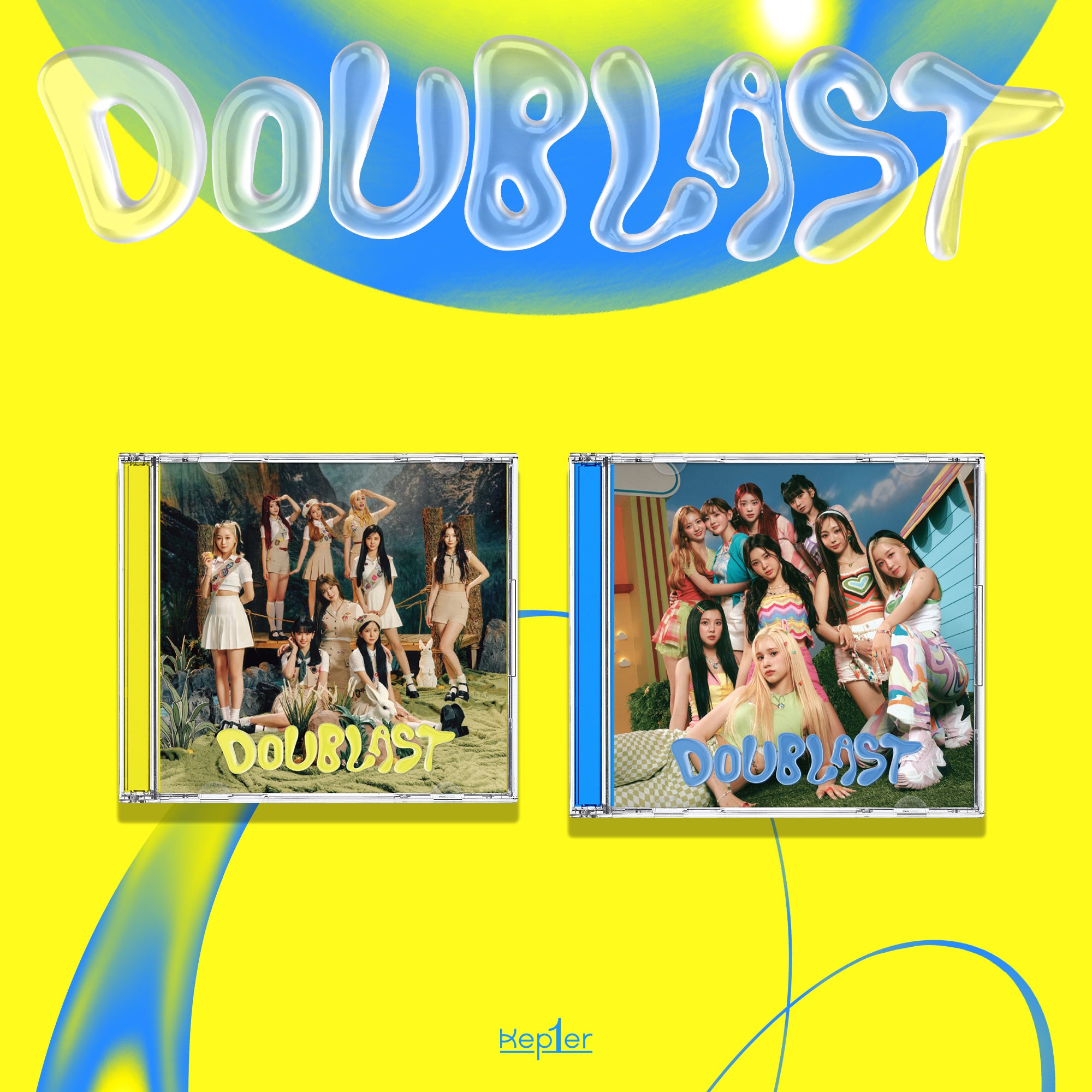 KEP1ER 2nd Mini Album 'DOUBLAST' (Jewel Case Version) - K-Pop Music CD for Fans, Collectors & Gift Giving - Perfect for Birthday Presents, K-Pop Collections & Fan Meetings