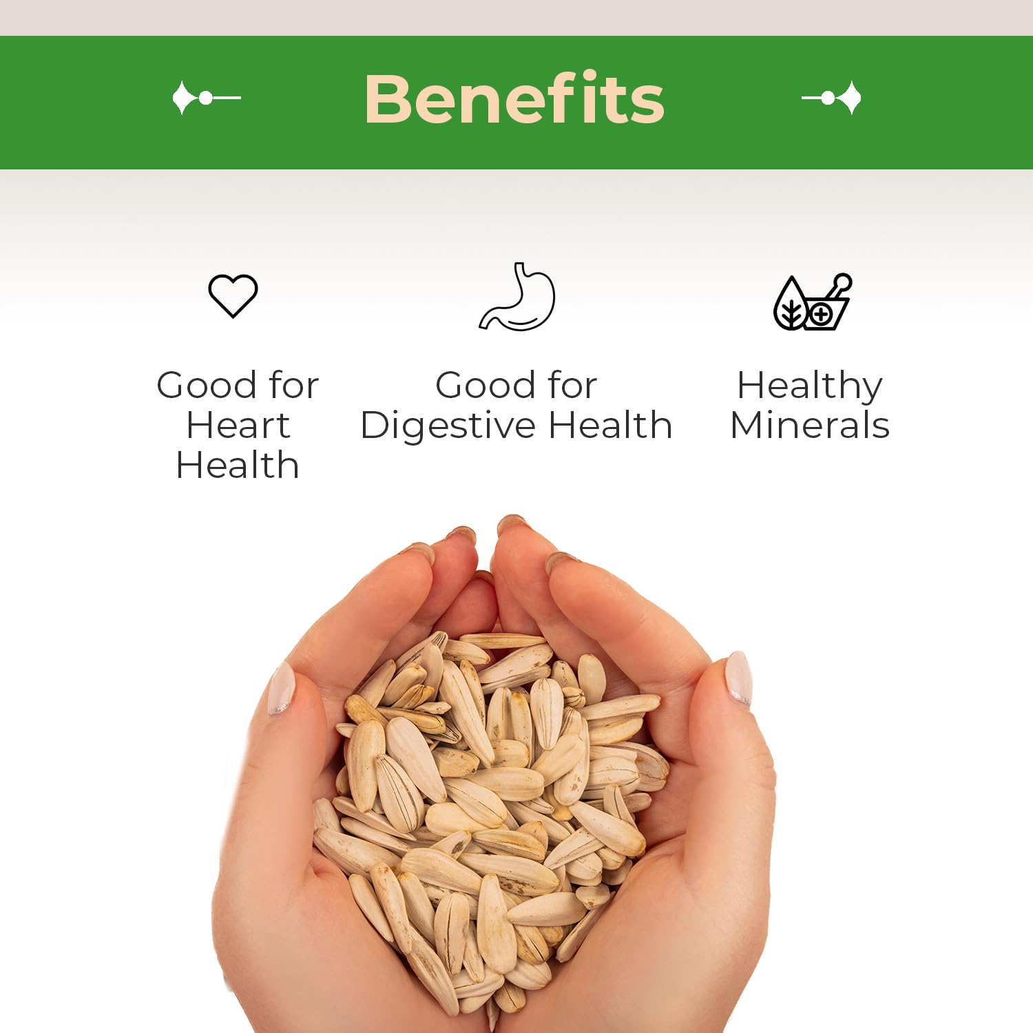 Organic Sunflower Seed Kernels Raw (No Shell) - 2lb Bag | High Protein, Fiber & Antioxidant Rich Superfood Snack | Vegan, Gluten-Free, Non-GMO | Perfect for Salads, Smoothies & Healthy Snacking