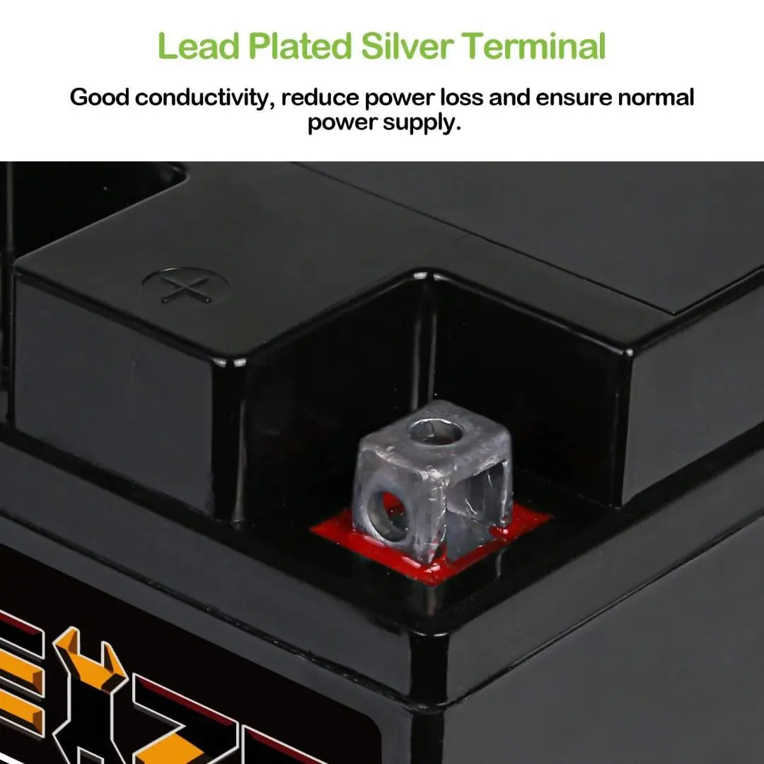 WEIZE YTX30L BS 12V 30Ah Sealed AGM Motorcycle Battery - Replacement for Yuasa YIX30L & ETX30L BS - Maintenance Free, High Performance - Compatible with Harley Davidson, Polaris Sportsman - Perfect for Cruisers, ATVs, and Off-Road Vehicles