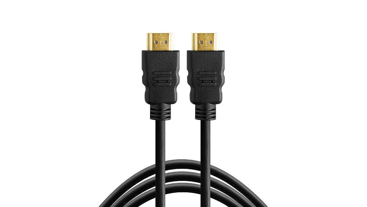 TetherPro HDMI Cable (A to A) 4.6m/15ft Black - High-Speed 4K 60Hz HDR Video Cord for DSLR Cameras, Gaming Consoles, Home Theater & Streaming Devices