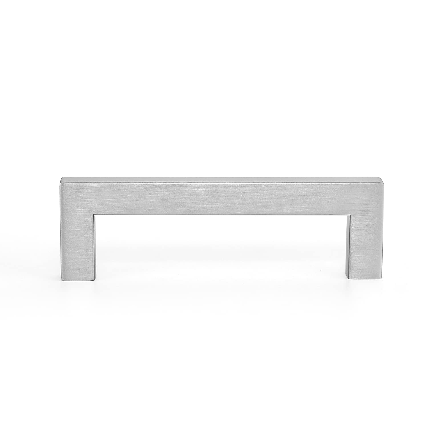 20 Pack 4 Inch Satin Nickel Cabinet Handles - Brushed Nickel Kitchen Drawer Pulls, Durable Cabinet Hardware for Modern Kitchens, Bathrooms & Office Furniture