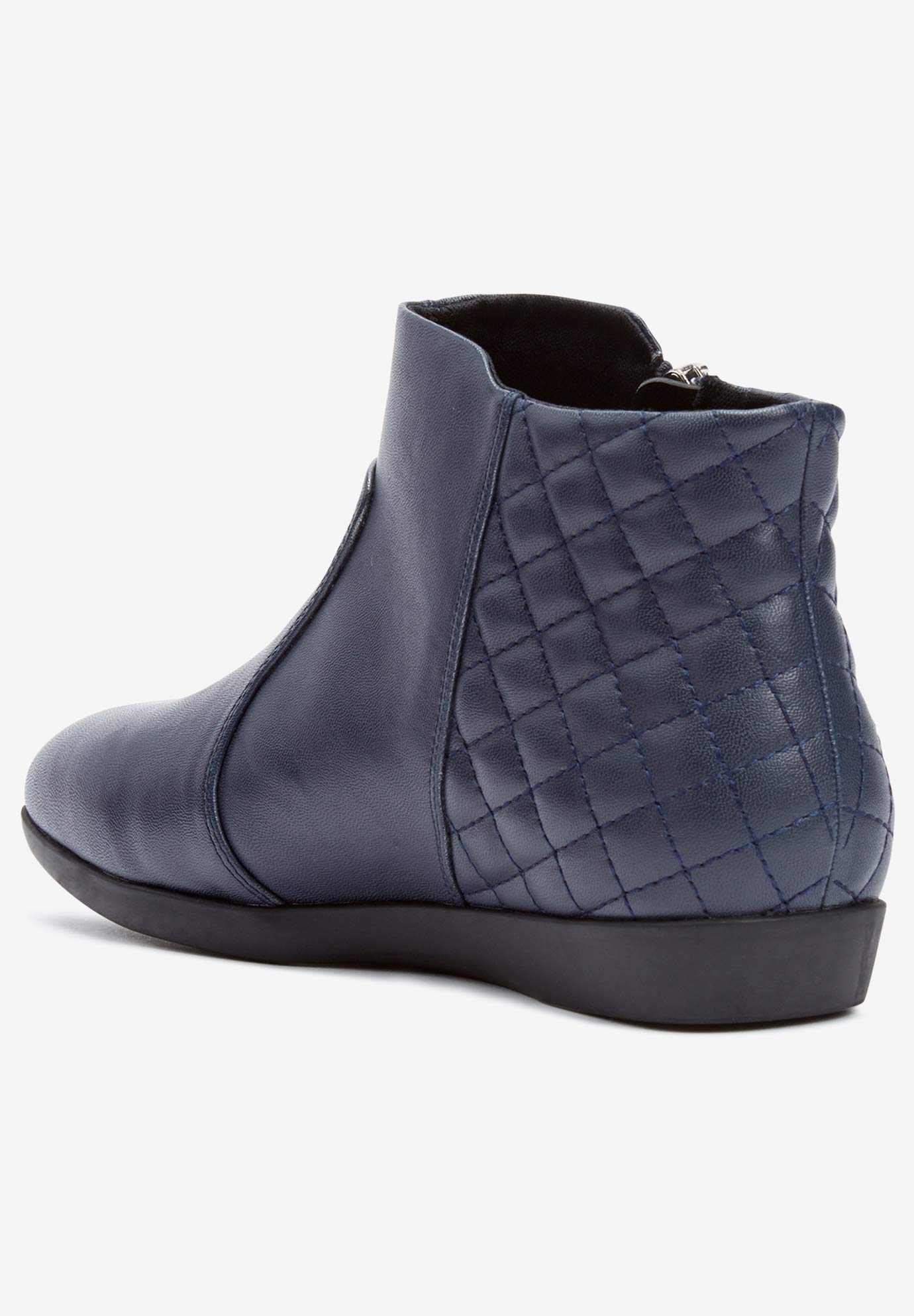 Comfortview Women's Wide Width The Ceil Bootie - Stylish & Comfortable Ankle Boots for Casual Wear, Office & Outdoor Activities