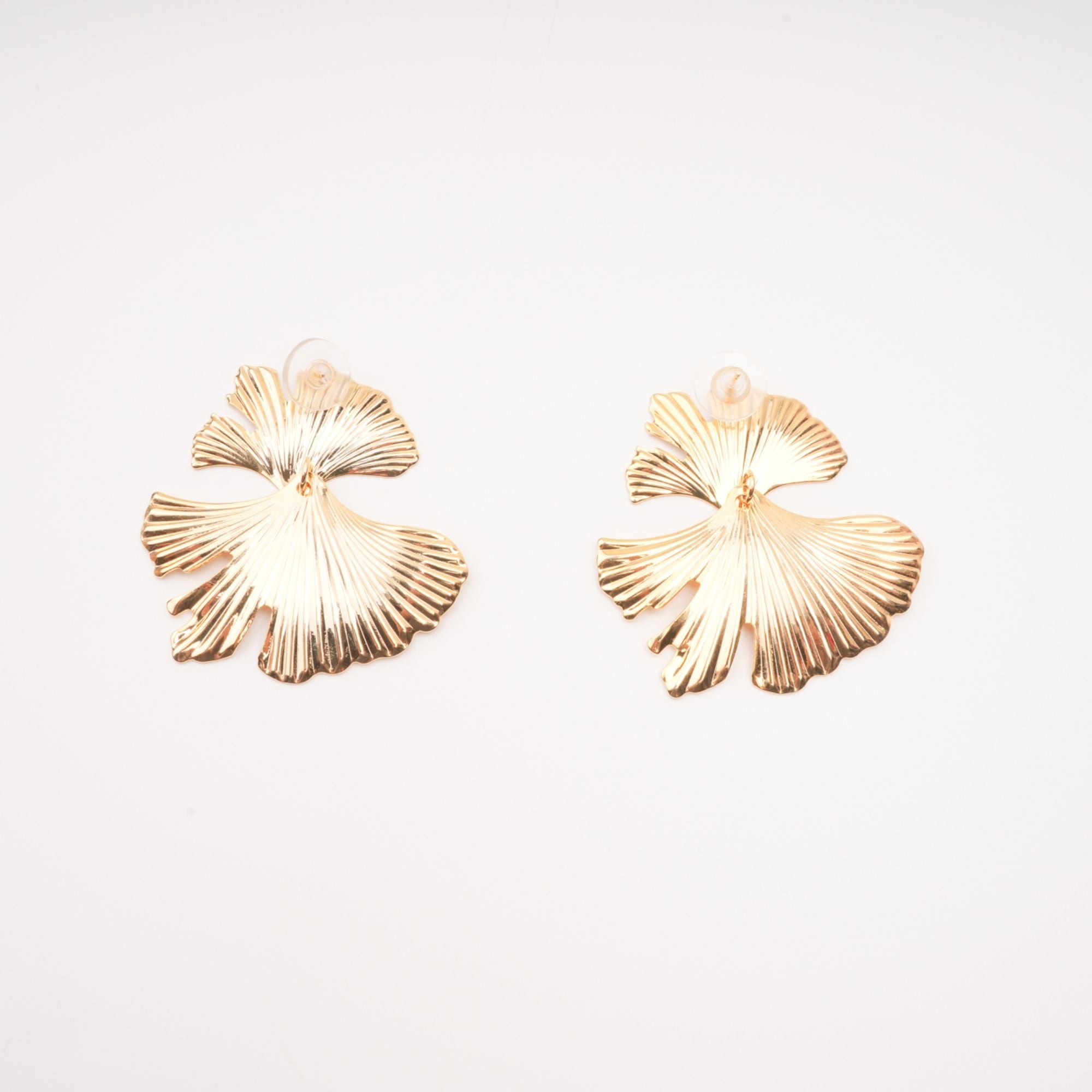 Adriana Gold Filled Ginkgo Leaf Earrings for Women - Elegant Dangle Drop Earrings for Everyday Wear, Gift Giving & Special Occasions