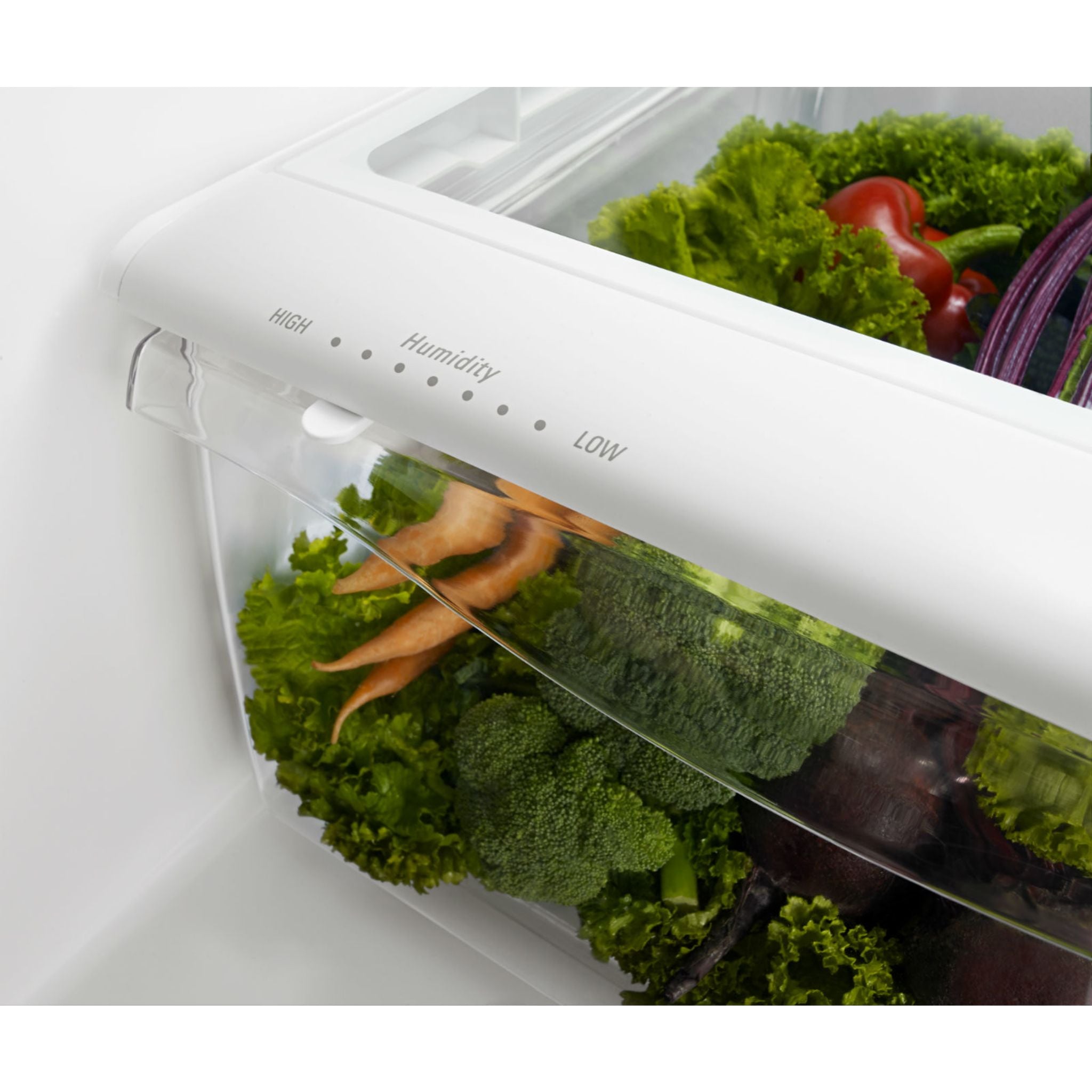 Amana Bottom Mount Refrigerator (ABB2224BRM) - 24.5 Cu. Ft. Stainless Steel French Door Fridge with Adjustable Shelves & LED Lighting - Perfect for Modern Kitchens & Open-Concept Homes