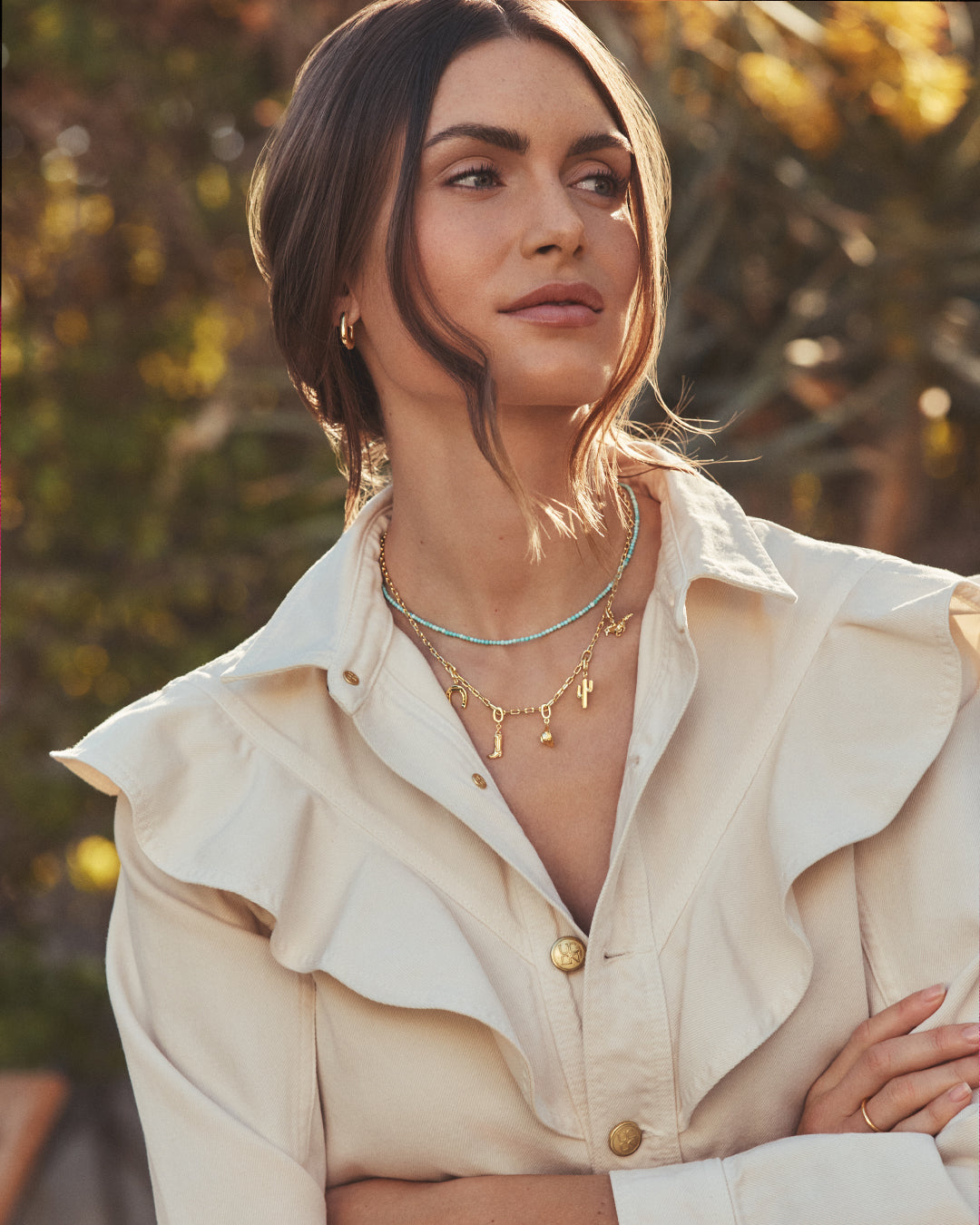 Parker Link Necklace for Women - Elegant Gold Chain Necklace, Dainty Layering Jewelry Gift for Her - Perfect for Everyday Wear, Date Nights & Special Occasions
