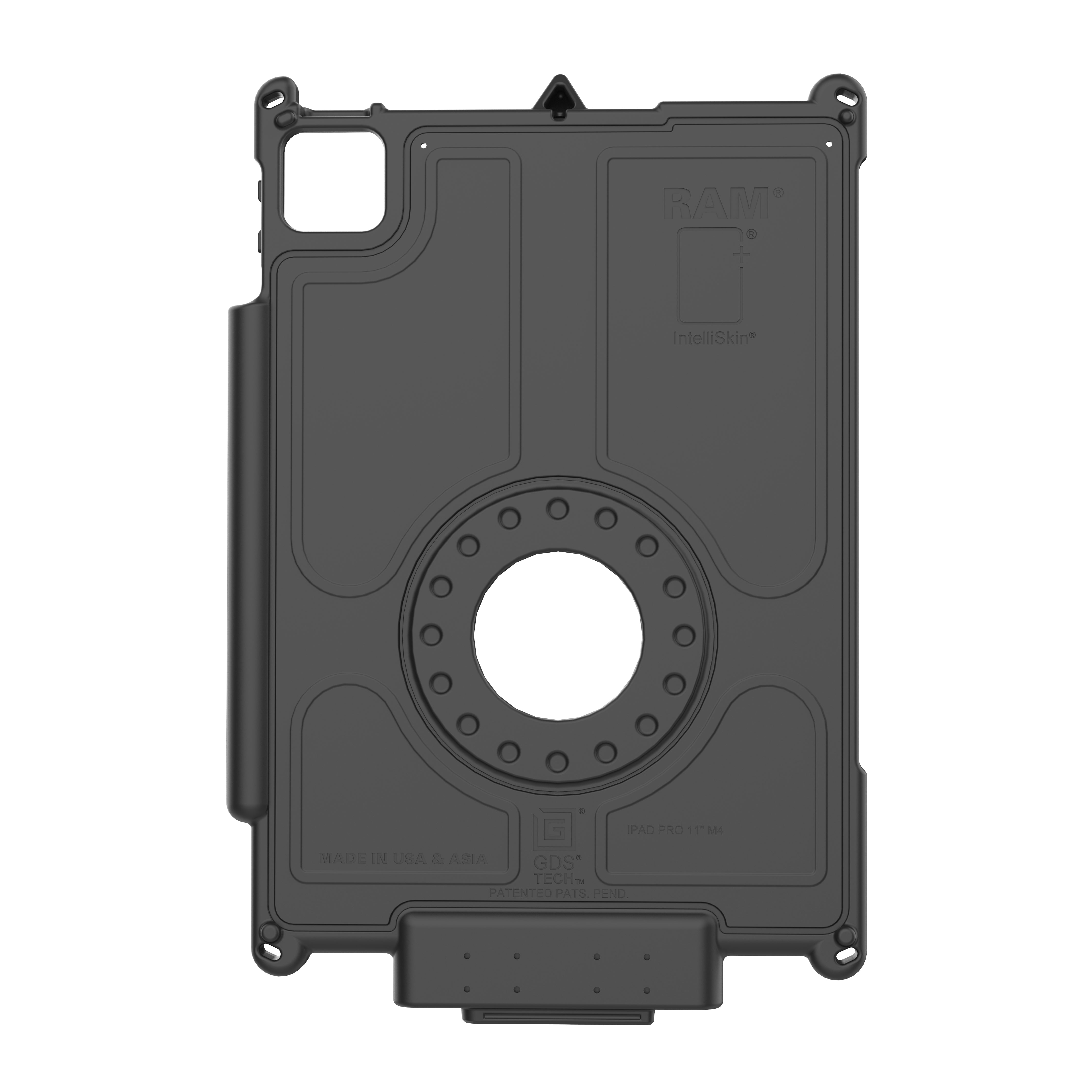 IntelliSkin® Next Gen Protective Case for iPad Pro 11 (M4) - Slim Fit, Shockproof Cover with Screen Protector - Perfect for Work, Travel & Everyday Use (RAM GDS SKIN AP46 NG)