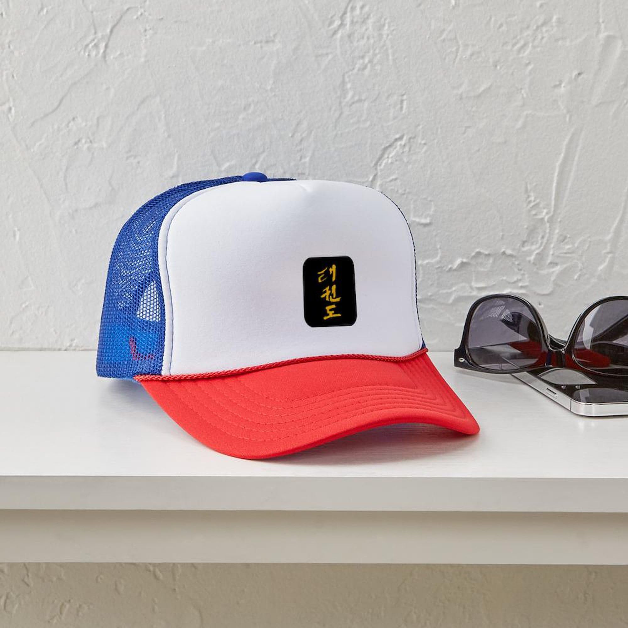 Taekwondo Logo Snapback Trucker Hat - Adjustable Dad Cap for Martial Arts Fans | Perfect for Training, Competitions & Streetwear Fashion