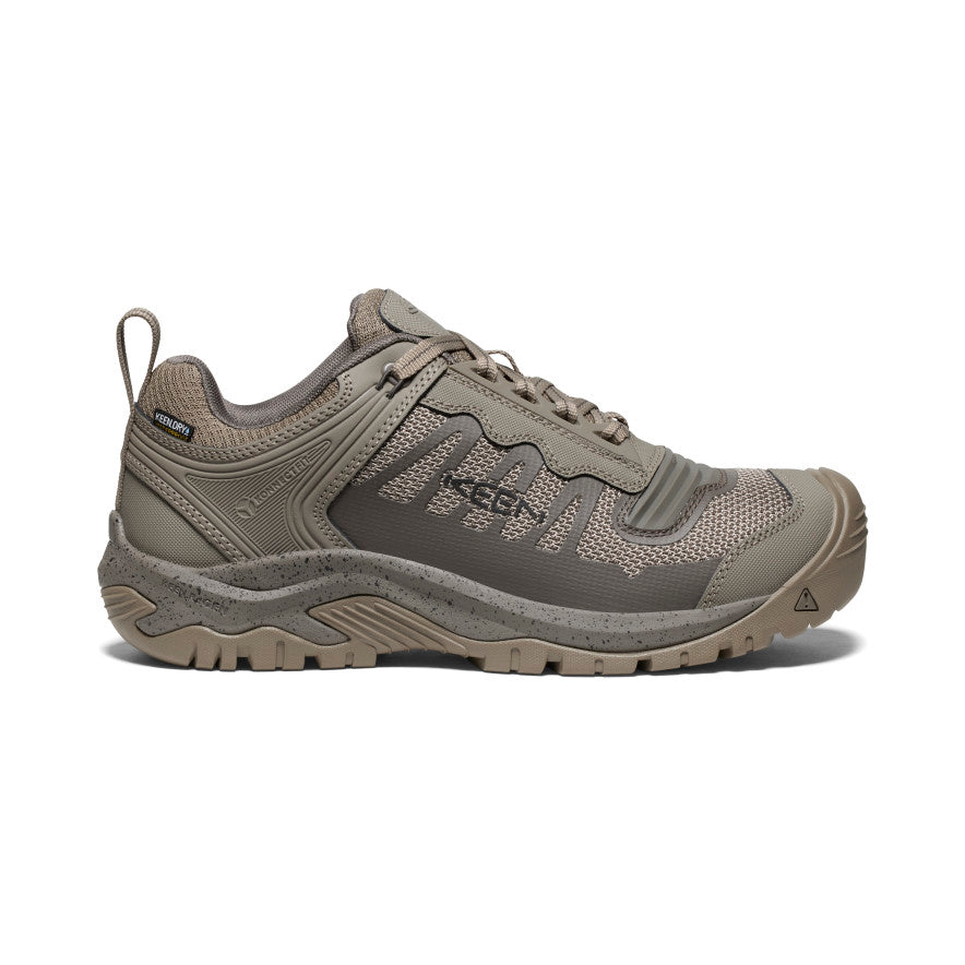 Men's Reno Waterproof Soft Toe Work Boots - Brindle/Morel Color - Durable & Comfortable for Construction, Hiking & Outdoor Activities