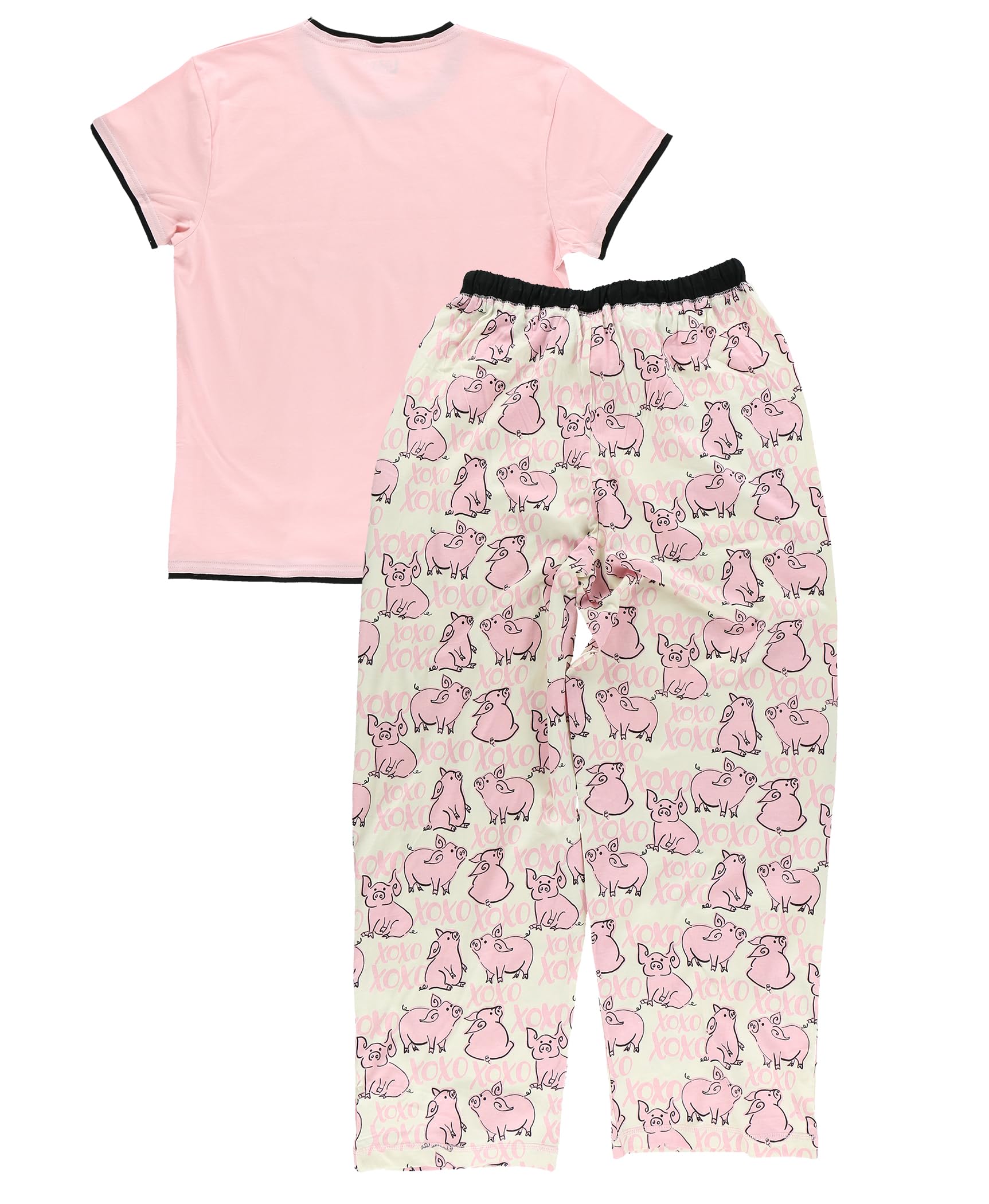 Lazy One Women's Pajama Set - Soft Short Sleeve Sleepwear with Cute Animal Prints, Comfortable Relaxed Fit for Lounge & Sleep | Perfect for Sleepovers, Relaxing at Home, and Gift Giving