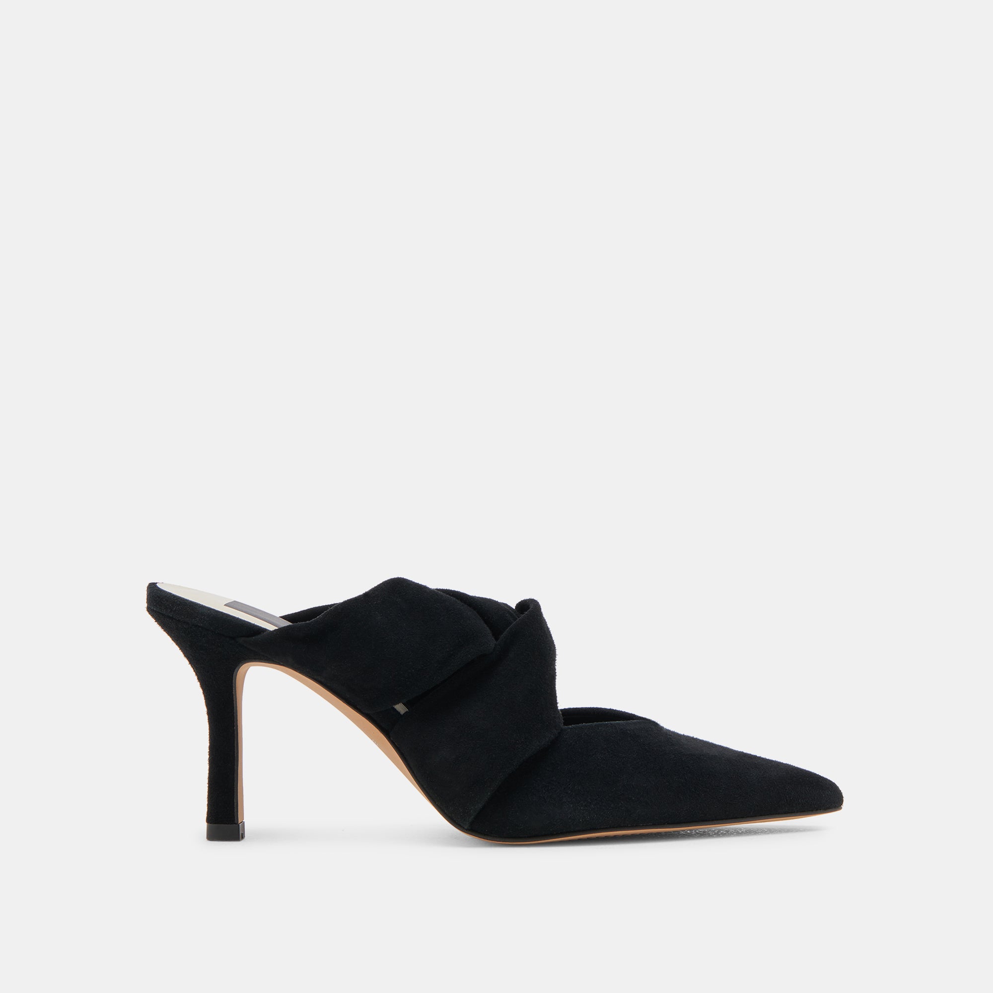 KELSY Women's Onyx Suede High Heels - Elegant Pointed Toe Pumps for Office, Party & Evening Wear - Comfortable Dress Shoes for Women