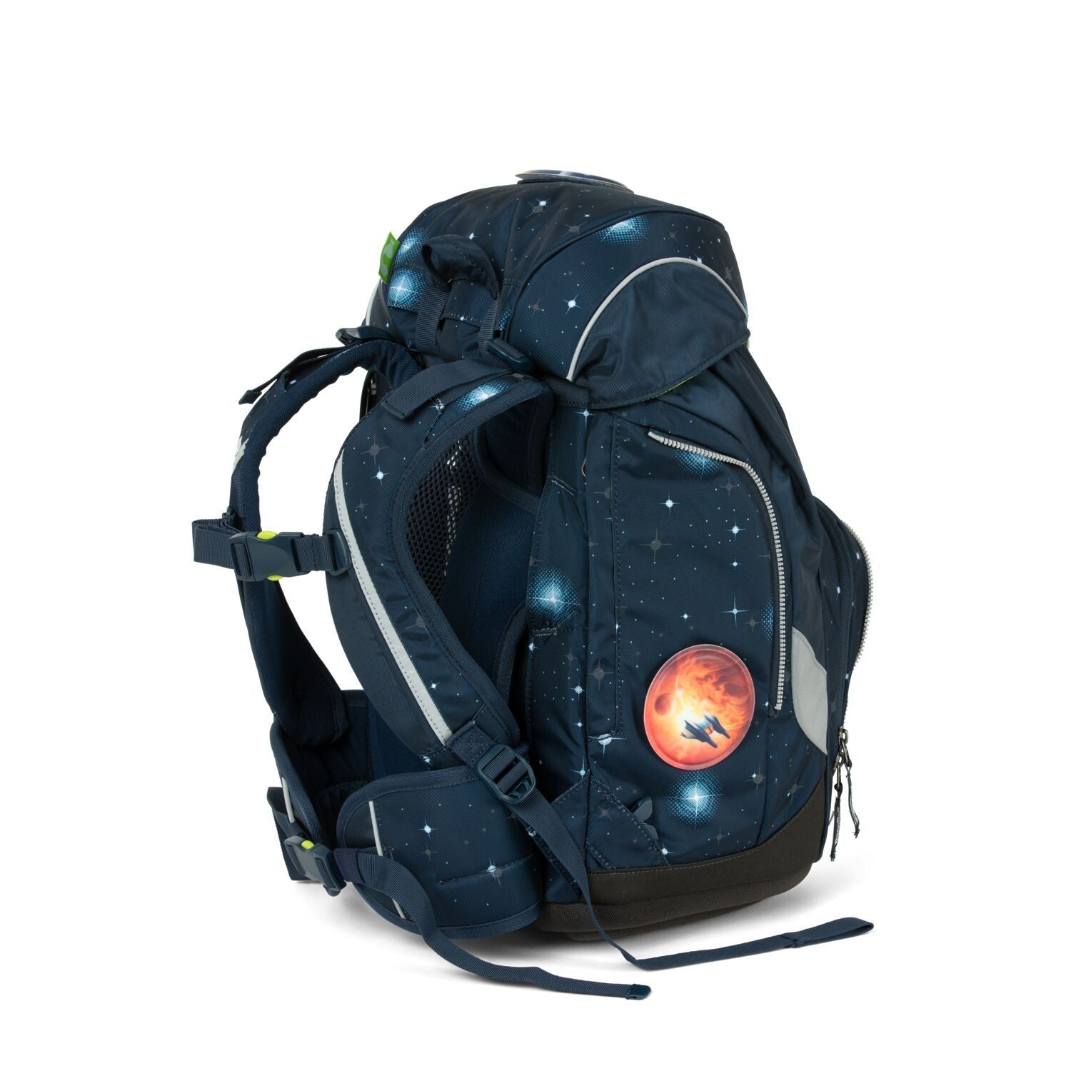 Ergobag Pack School Backpack 6-Piece Set - AtmosBear Glow Edition | Lightweight Kids Bookbag for Boys & Girls | Perfect for School, Travel & Outdoor Adventures