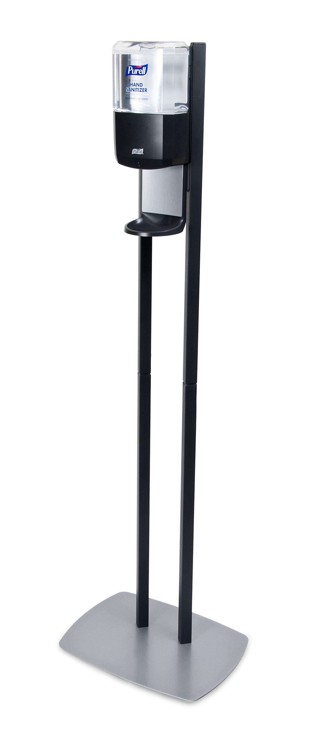PURELL ES8 Automatic Hand Sanitizer Dispenser with Floor Stand - Graphite (Pack of 1) | Touch-Free Sanitizing for Hospitals, Offices & Public Spaces