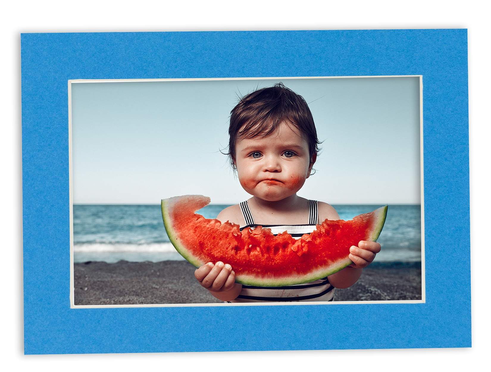 24x36 Acid-Free Bay Blue Precut Mat Board for 28x40 Picture Frame - Premium Photo Matte for Family Photos, Artwork & Framing | Perfect for Home Decor, Gallery Displays & Professional Show Kits (Pack of 1)