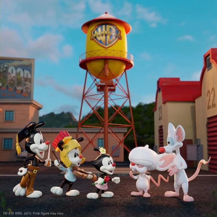 Animaniacs ULTIMATES! Brain Action Figure - Collectible Cartoon Character Toy for Fans | Perfect for Display, Gifts, and Pop Culture Collections