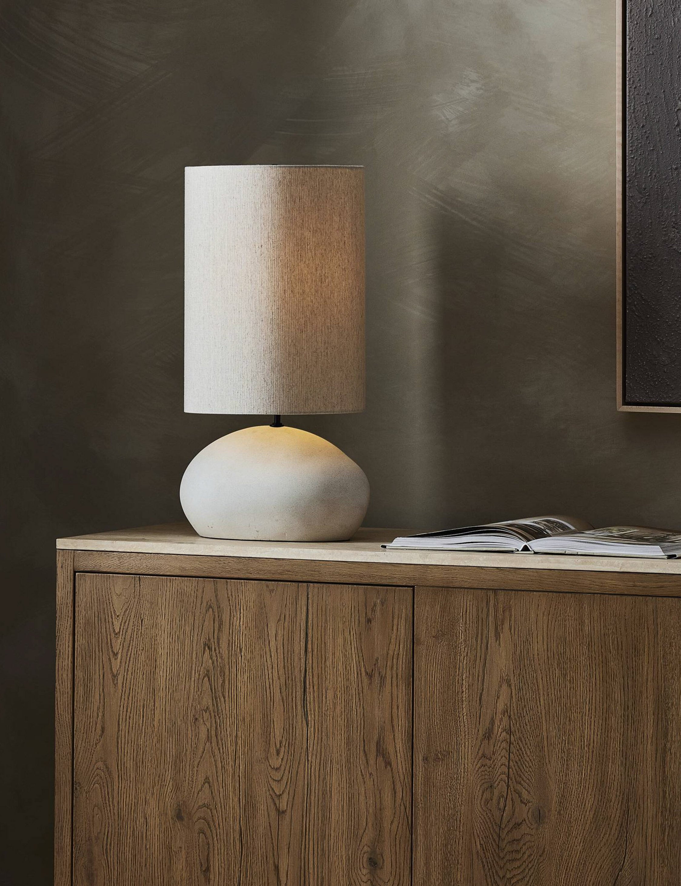 Chalkley Table Lamp - Modern LED Desk Light for Home Office, Bedroom & Living Room - Adjustable Brightness & Warm White Light - Perfect for Reading, Working & Relaxing