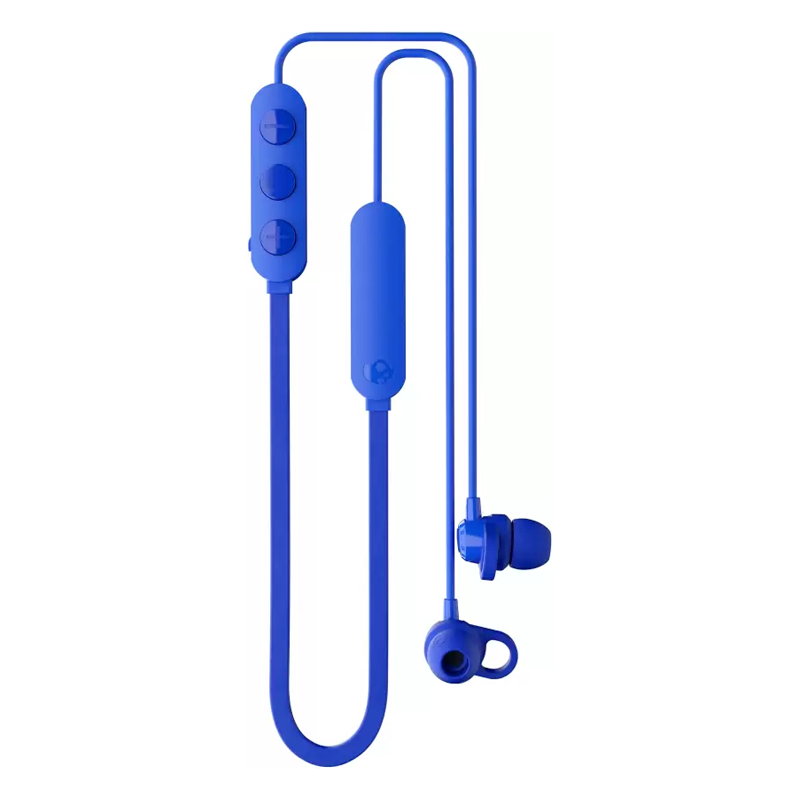 Skullcandy JIB Plus Wireless Bluetooth Earbuds - True Wireless In-Ear Headphones with Mic, 6-Hour Battery, Sweatproof - Blue | Perfect for Gym, Running, Workouts & Commuting
