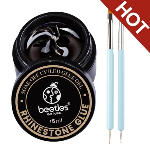 0-Nail Art Rhinestone Glue with 2 Brush
