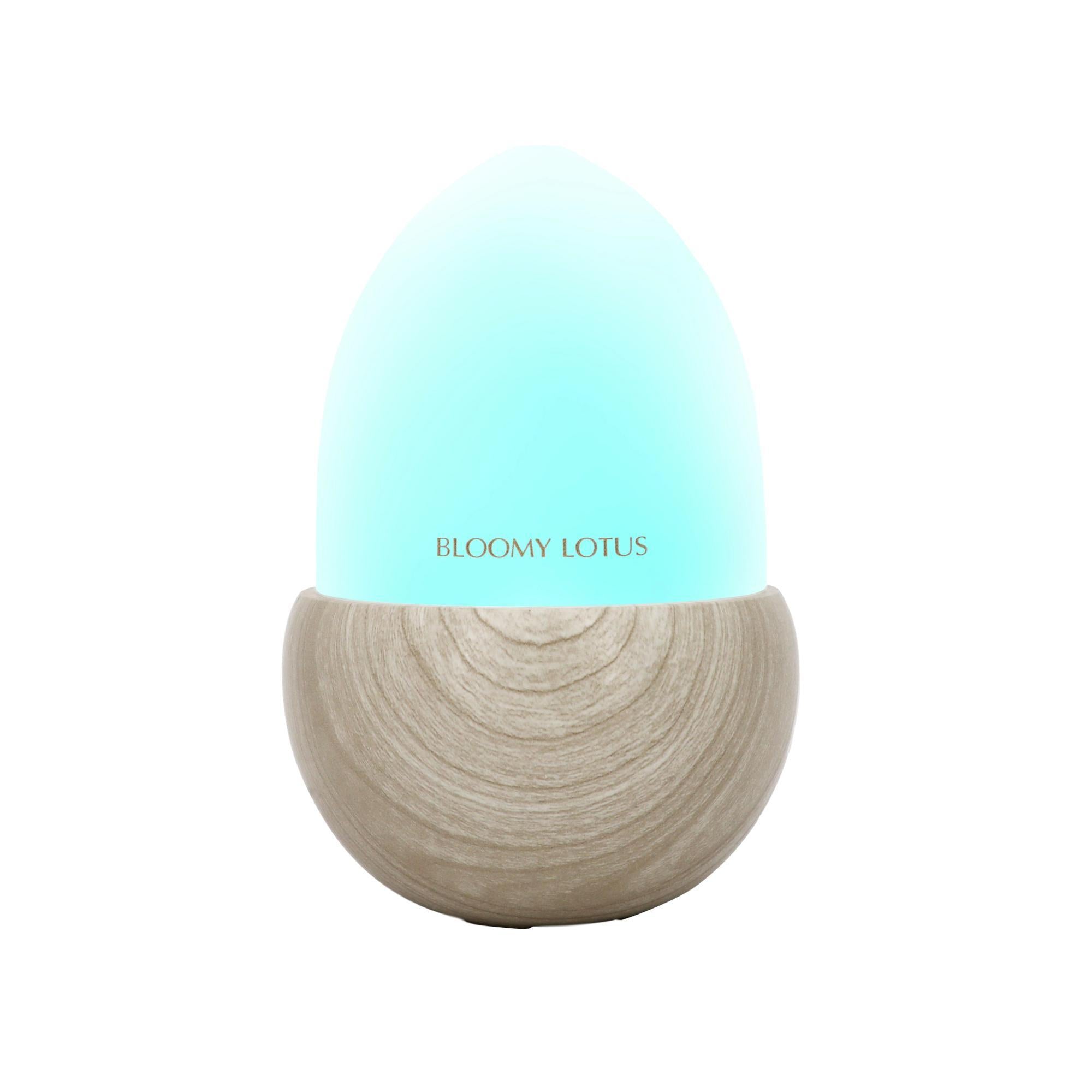Bloomy Lotus Ultrasonic Aroma Diffuser - 150ml Essential Oil Diffuser with 7 Color LED Lights, Auto Shut-Off, Quiet Operation for Home, Office, Yoga & Spa Relaxation