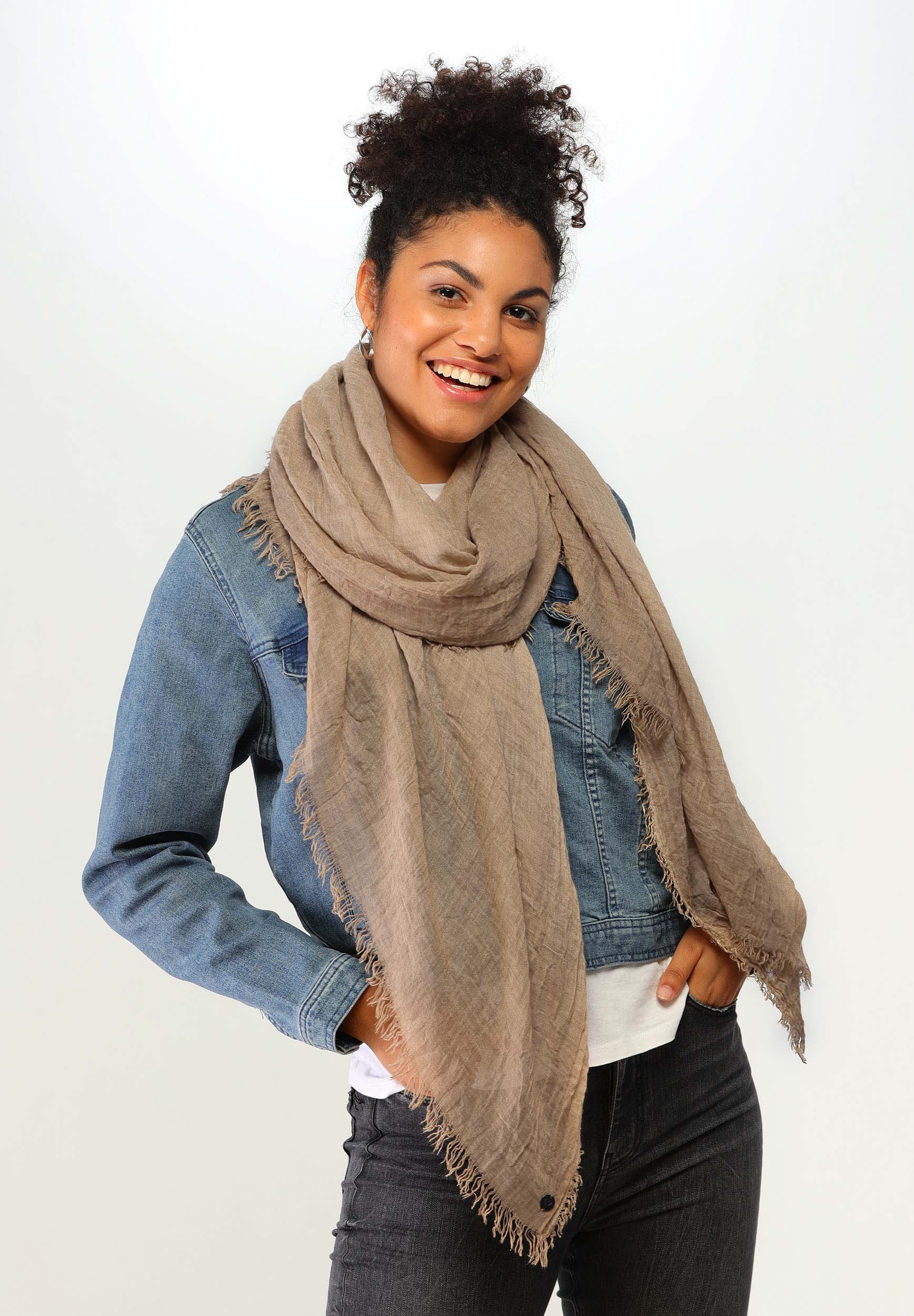 Premium Optic Cold Dye Woven Wrap Scarf - Soft Lightweight Fashion Accessory for Women, Perfect for Winter, Fall, and Spring Outfits | Great for Travel, Office, and Casual Wear