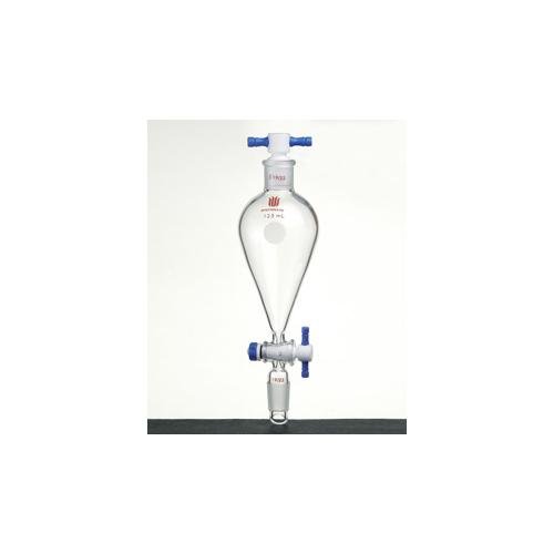 Premium SYNTHWARE 500ml Separatory Funnel with PTFE Stopper & 14/20 Joint - Ideal for Chemical Extraction, Essential Oil Separation & Laboratory Distillation Processes