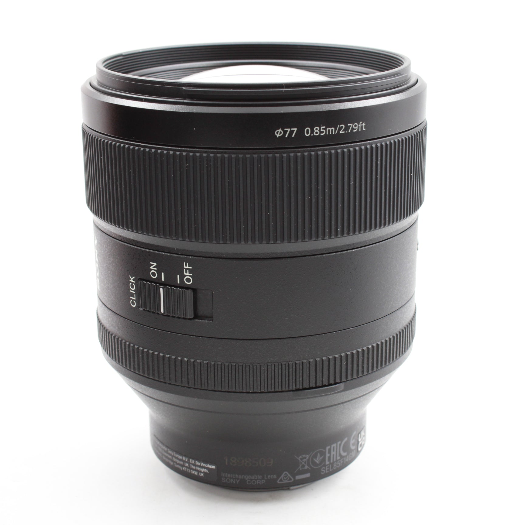 Open Box Sony FE 85mm f/1.4 GM Lens - Premium Portrait Photography Lens for Sony Mirrorless Cameras | Perfect for Weddings, Studio Portraits & Low Light Shooting