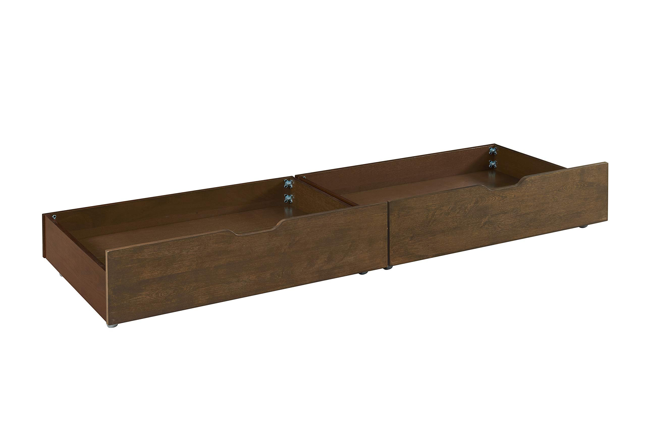 Westwood Design Olivia Under Bed Storage Drawer with Rosewood Platform - Single Size, Space-Saving Bedroom Organizer for Clothes, Shoes & Blankets | Perfect for Small Apartments & Dorm Rooms