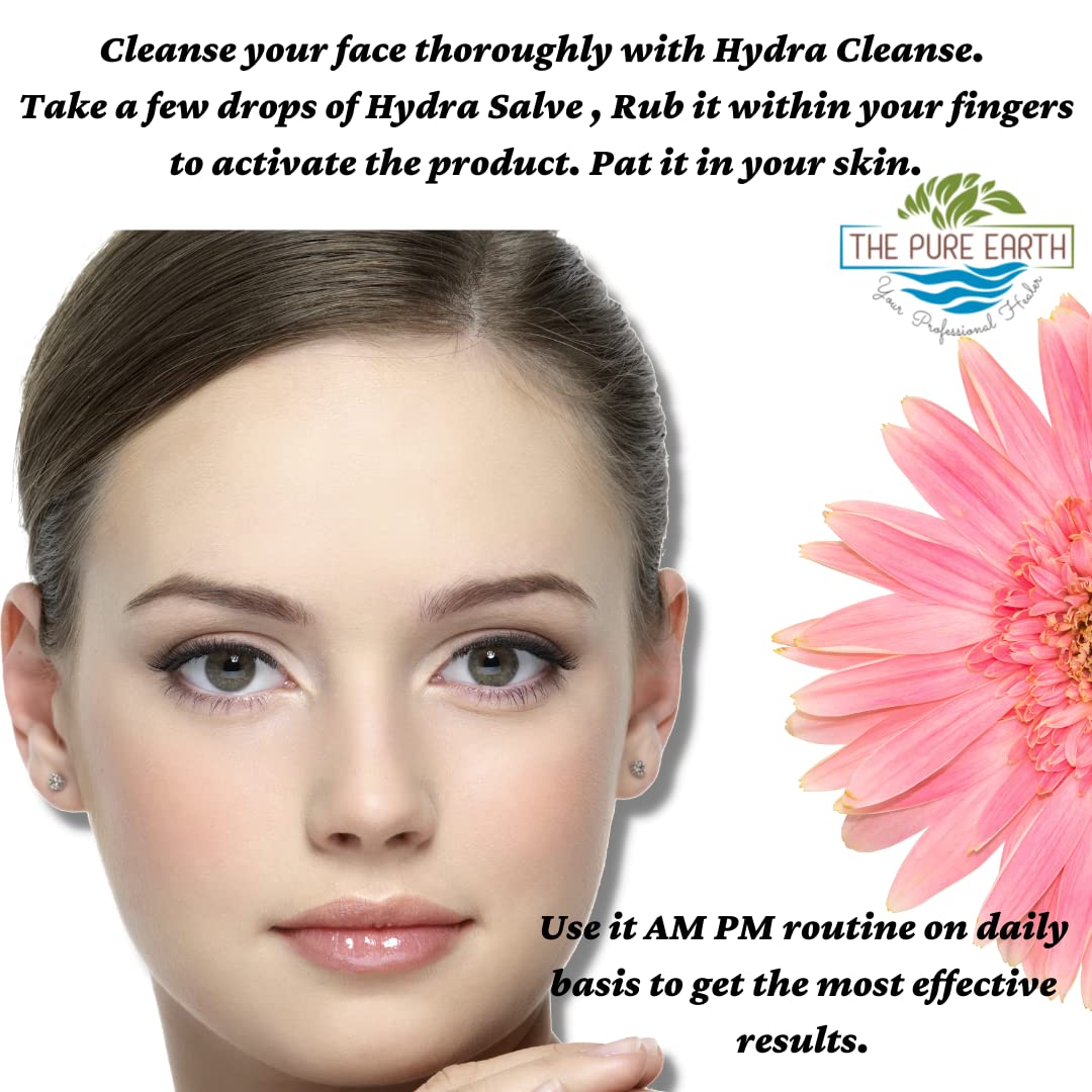 Pure Earth Anti-Aging Skincare Set - Deep Cleansing Face Wash & Organic Serum for Men & Women | Daily Hydration & Wrinkle Reduction for Glowing Skin | Perfect for Morning & Night Routine