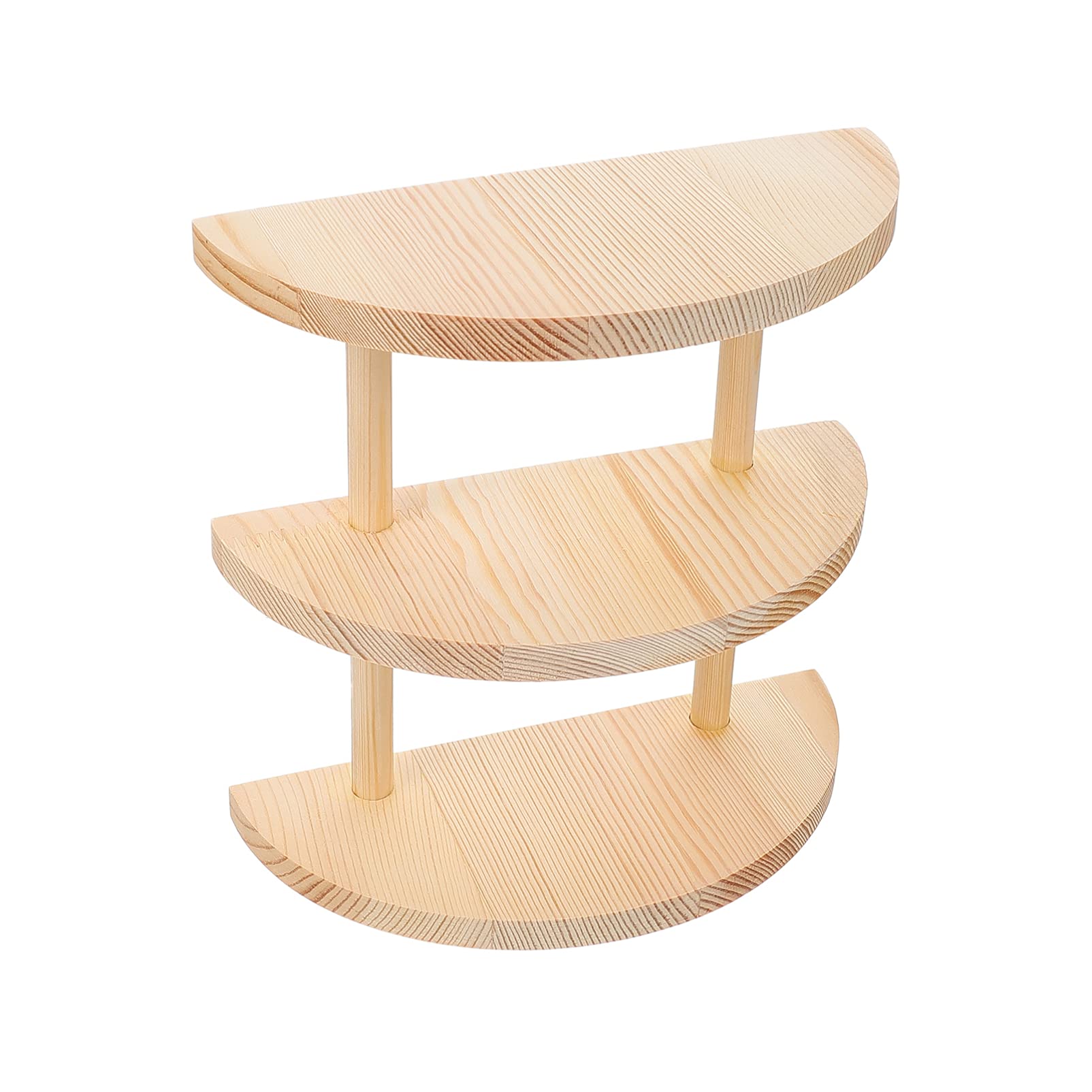 Premium Wooden 3-Tier Sunglasses Display Stand - Eyeglass Rack Holder & Organizer for Retail Stores, Boutiques, and Home Decor | Cabilock Eyewear Frame Riser