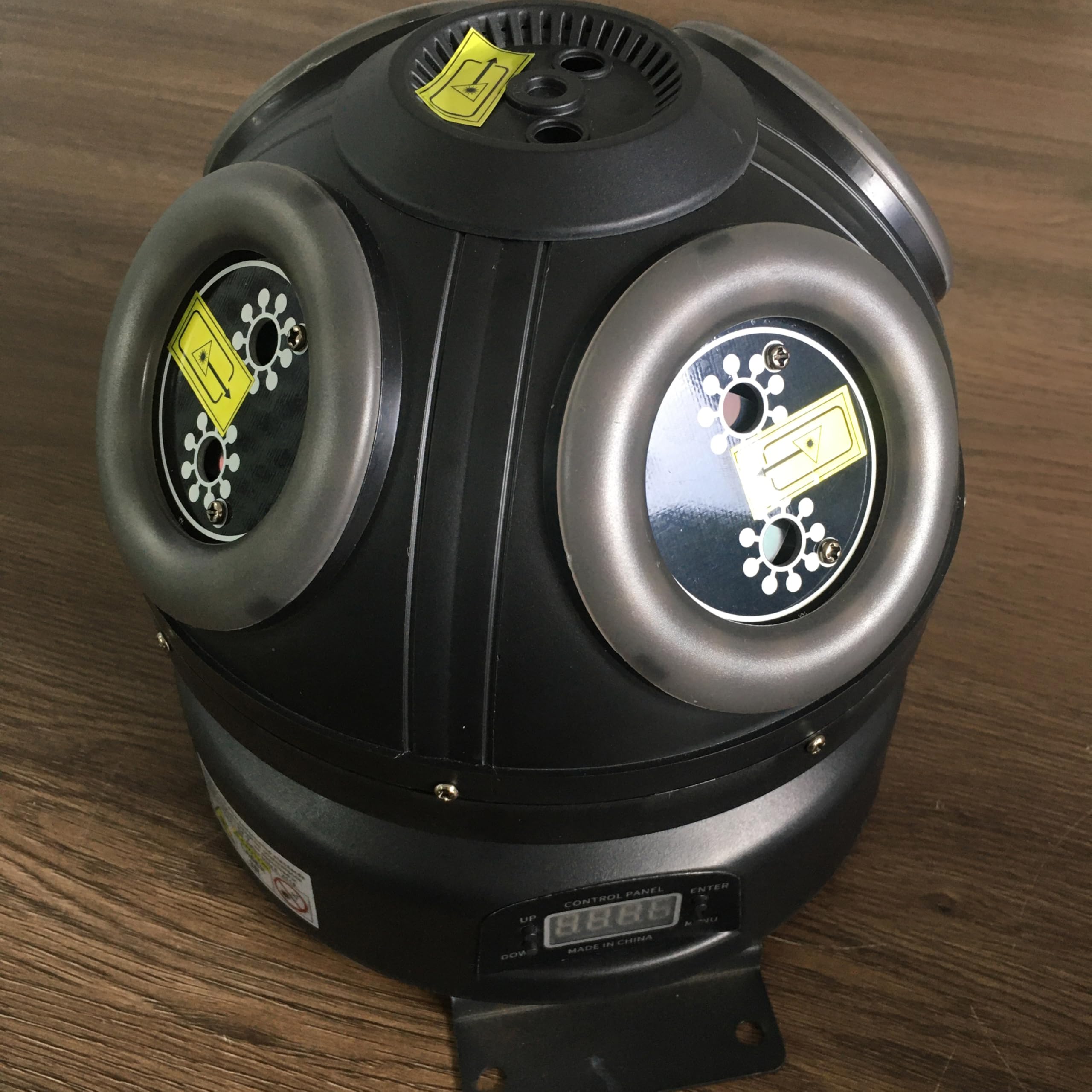 Professional RGB Beam Effect Moving Head Light with DMX Control & Sound Activation - 360° Infinite Rotation Magic Ball DJ Light for Nightclubs, Parties, and Stage Performances