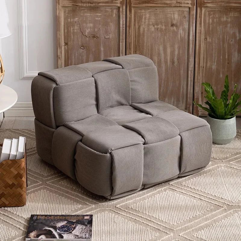 De La Sala Bottega Style Sofa Chair - Modern Luxury Accent Chair for Living Room, Bedroom & Office - Perfect for Relaxing, Reading & Home Decor