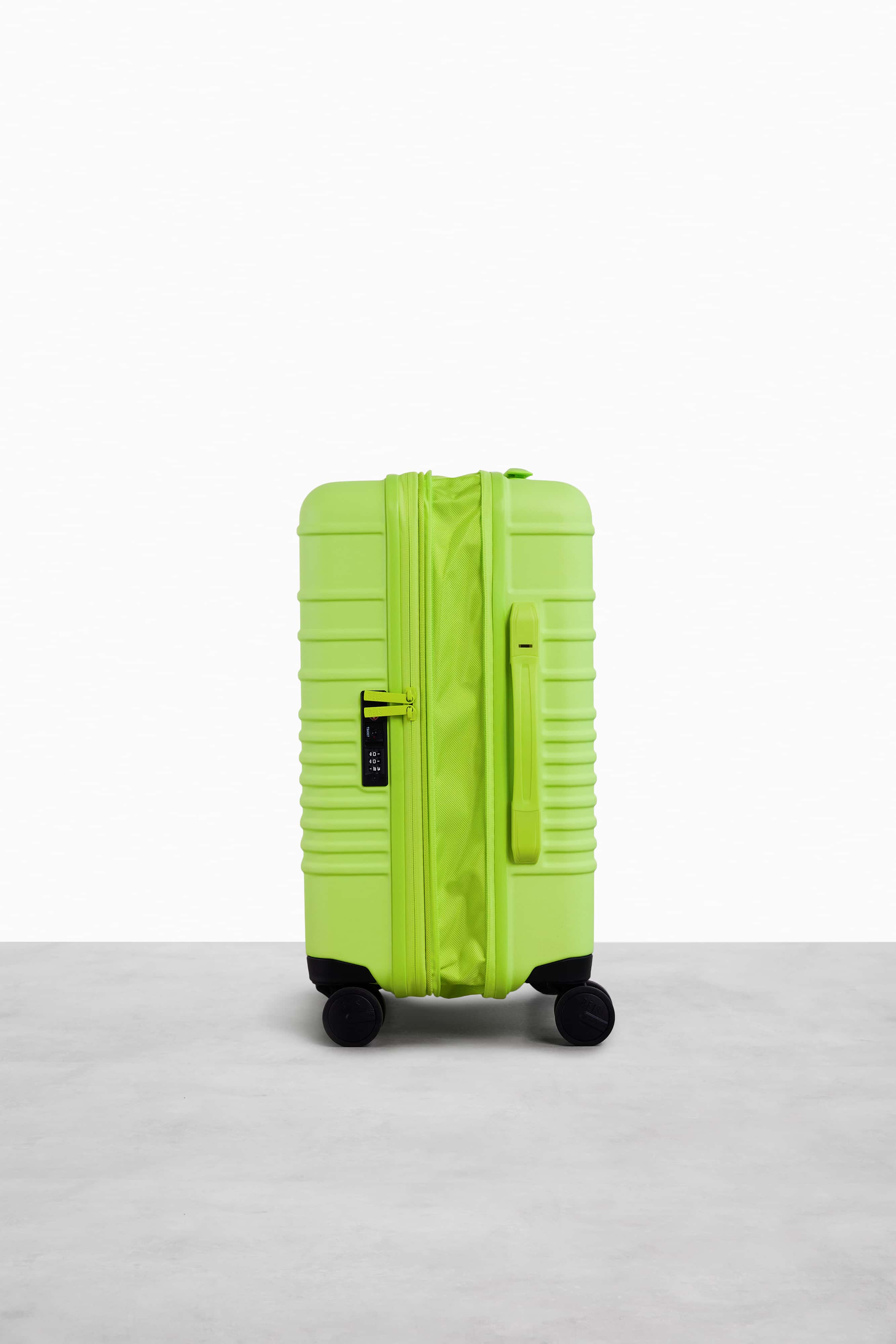 Citron Carry On Roller Luggage - Lightweight & Durable Suitcase for Air Travel, Business Trips & Weekend Getaways