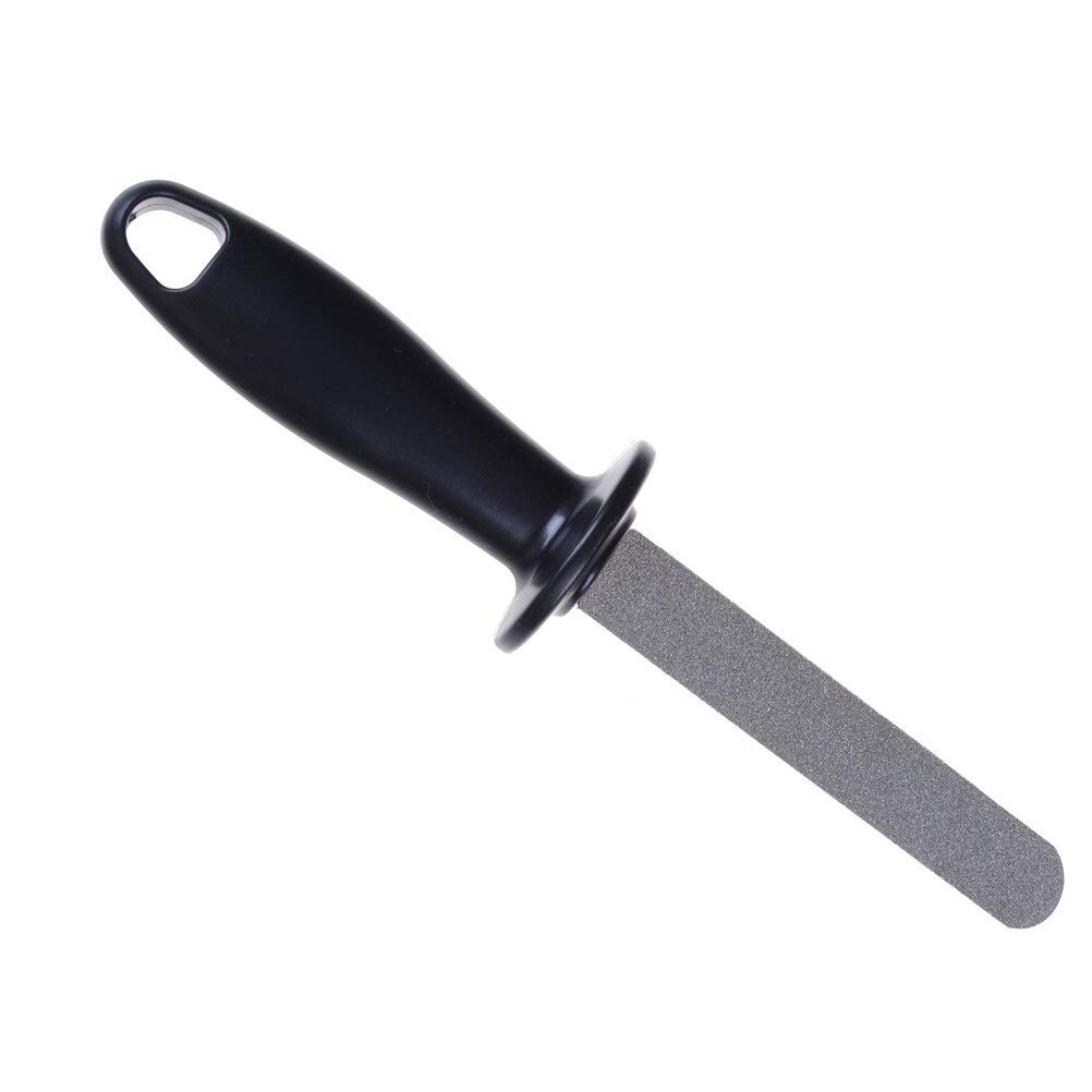 1pc Double-Sided Diamond Sharpener File 400 Grit - Garden Tool Sharpener for Pruners, Shears & Knives - Durable Abrasive Tool for Gardening & Outdoor Use