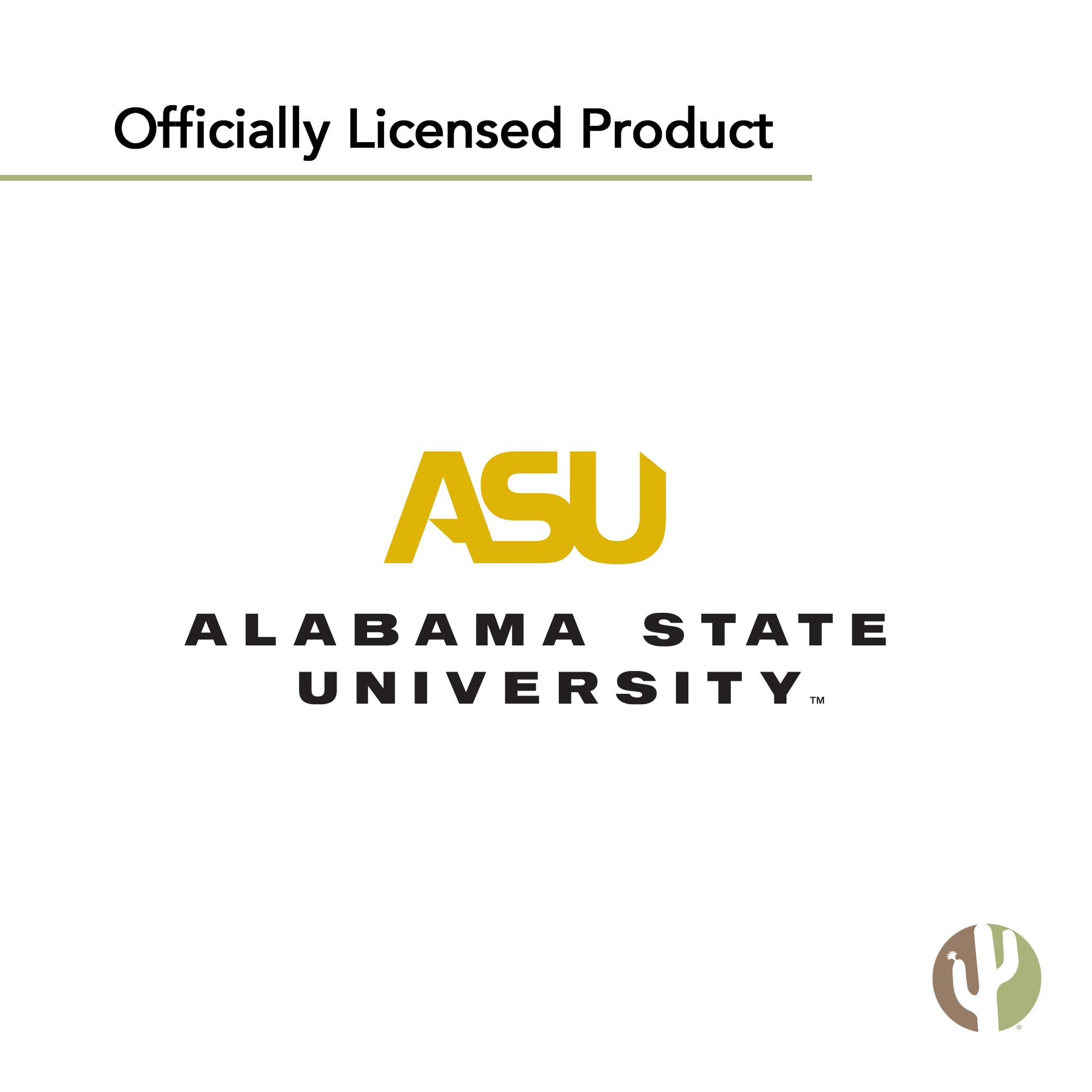 ASU Alabama State University Hornets HBCU Vinyl Decal Sticker - Desert Cactus Design for Laptop, Water Bottle, Car & Scrapbook - Family Full Sheet - Perfect for School Spirit, College Pride & Alumni Gifts