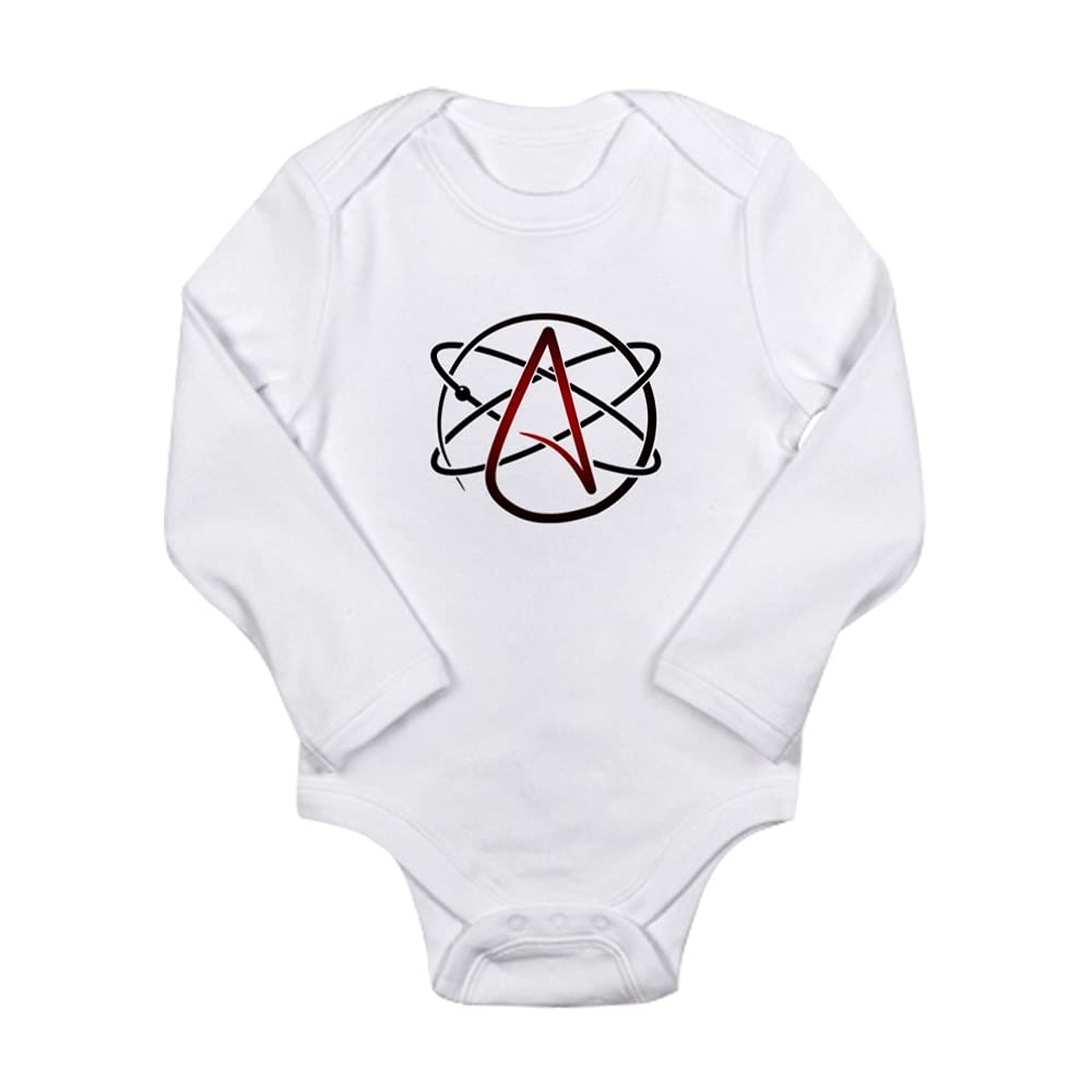 Modern Atheist Atomic Color Baby Bodysuit - Soft Cotton Infant Onesie for Science Lovers & Secular Families - Perfect for Casual Wear, Playdates & Parenting Humor