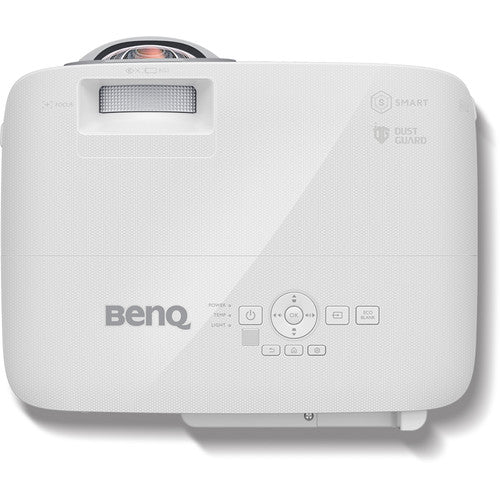 BenQ EW800ST 3300 Lumen WXGA Short Throw Smart DLP Projector - Home Theater & Office Presentations, Perfect for Movie Nights & Business Meetings