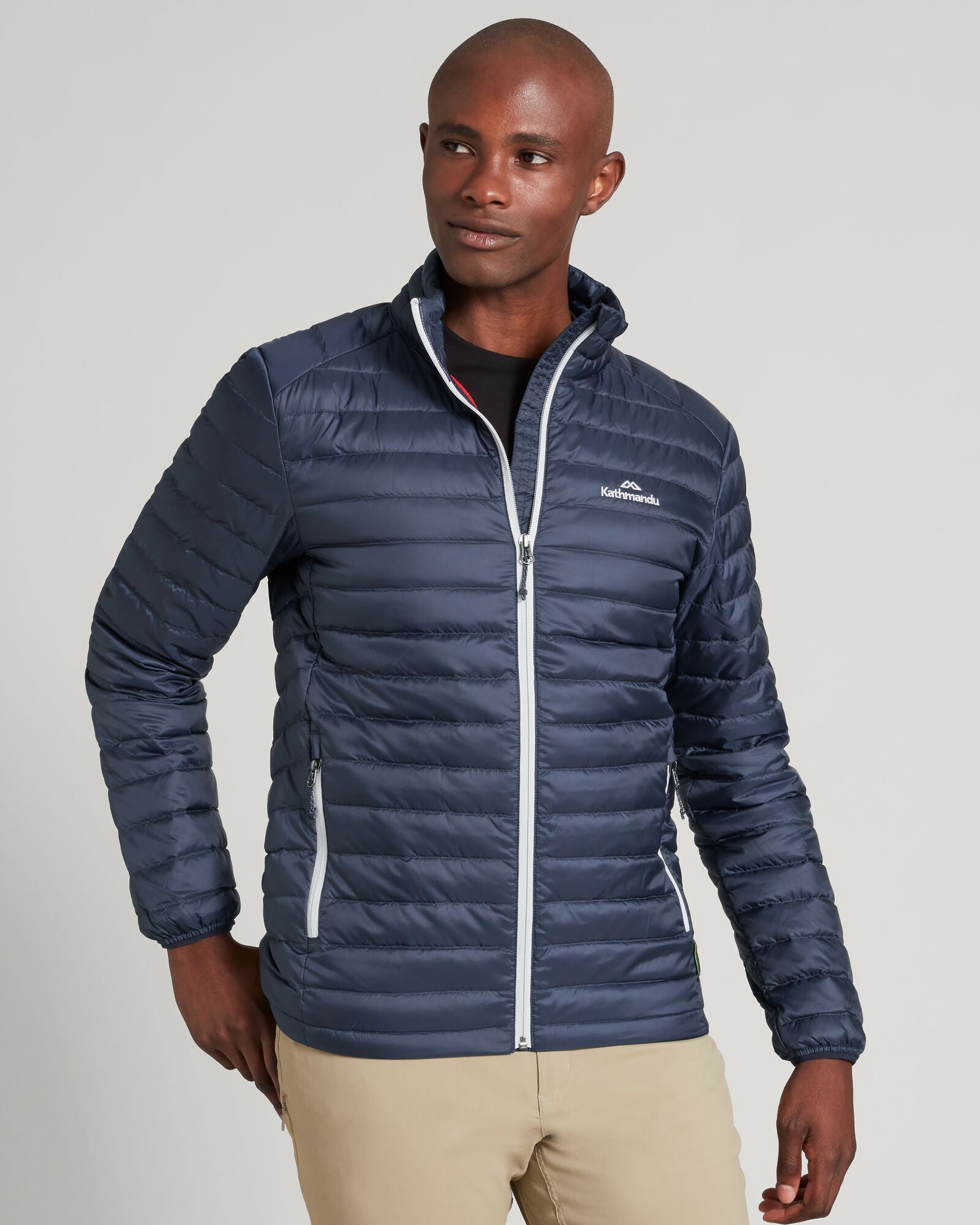 Men's Heli 600 Fill Lightweight Down Jacket - Waterproof Winter Coat for Hiking & Outdoor Activities - Midnight Navy