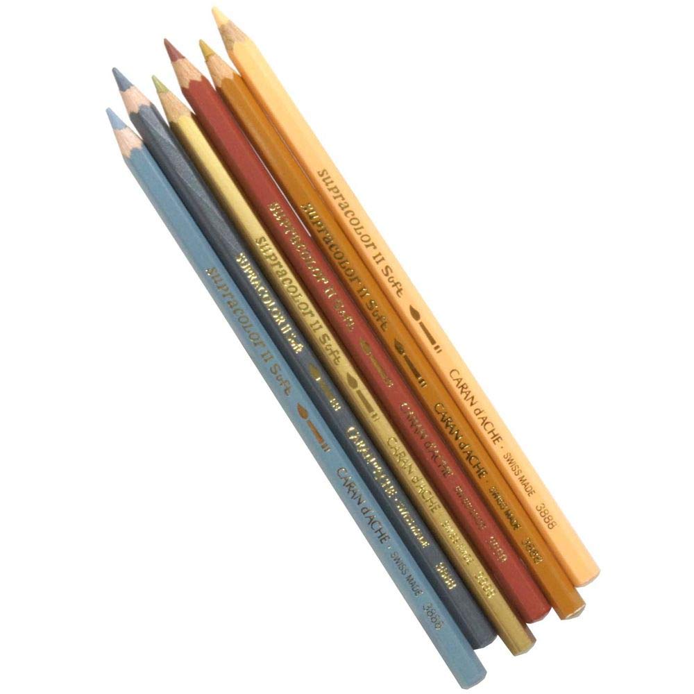 Caran D'ache Supracolor Watercolor Pencil - Apricot for Artists & Sketching