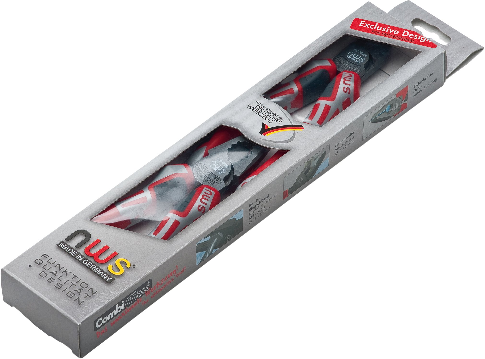 NWS 862-2 Professional 2-Piece Combined Tool Set - Perfect for DIY, Home Repair & Automotive Maintenance