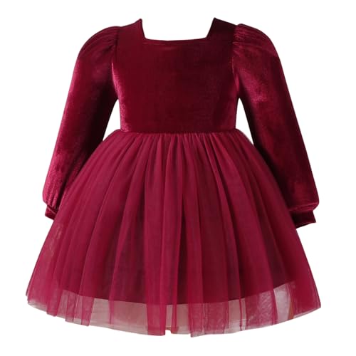 Dark Red - Smocked Back